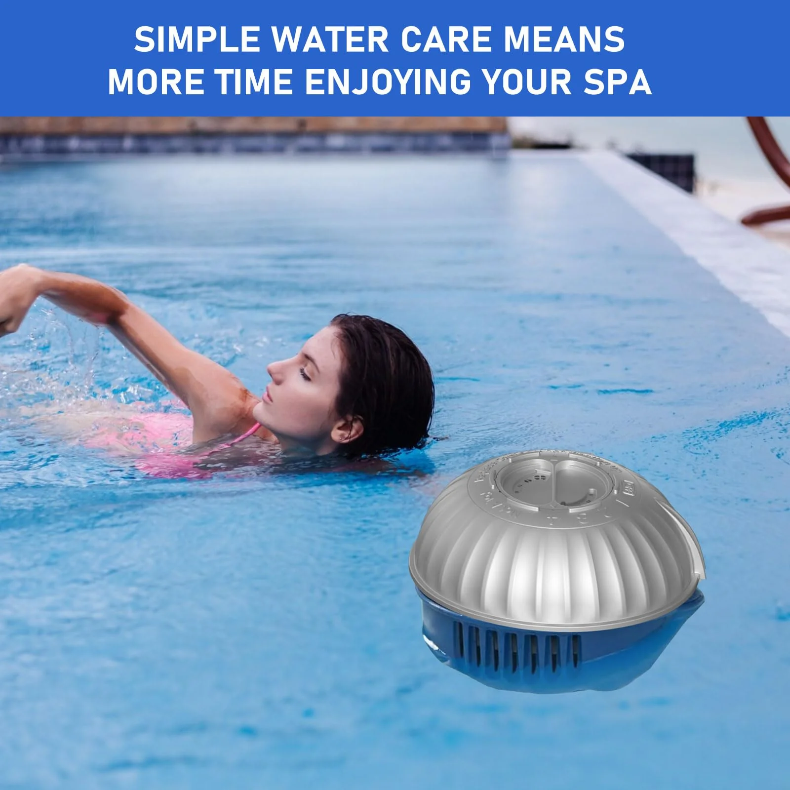 Vickmons Hot Tubs Replacement Cartridges Compatible with Frog @Ease Floating System SmartChlor Cartridges, Ideal for Hot Tubs Up to 600 Gallons, (5 Packs) - Image 5