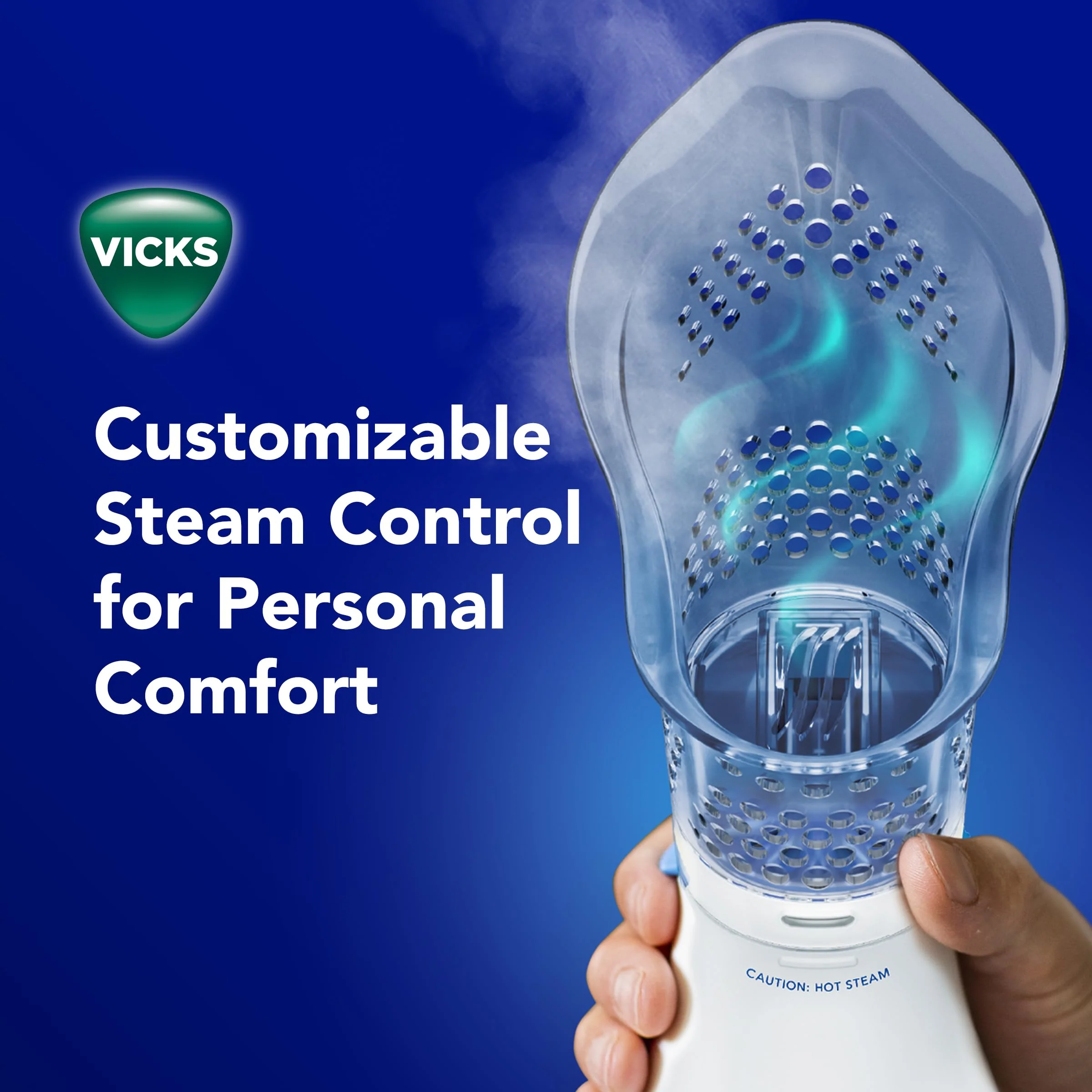 Vicks Sinus Inhaler, Plug-in Non-Medicated Steam Inhaler for Sinus Relief, Allergies, Congestion & Colds, Vocal Steamer, Soothes Nasal & Throat Passages, Works with VapoPads (1 Included) - Image 5