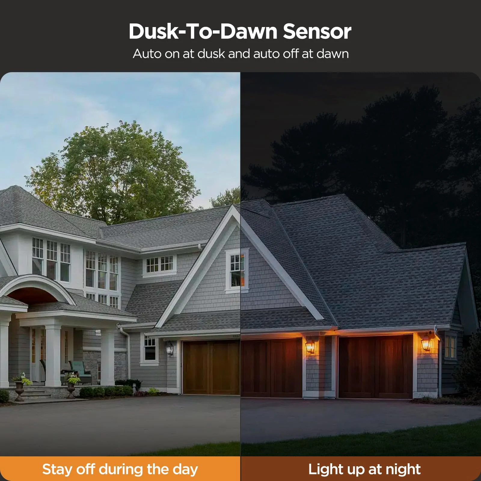 Vicstone Dusk to Dawn LED Flame Light Bulbs Outdoor, 4 Modes Flickering Light Bulbs with Upside Down Effect, E26 Fire Bulb for Halloween Christmas Party Patio Porch Home Indoor Decorations - 2 - Image 6