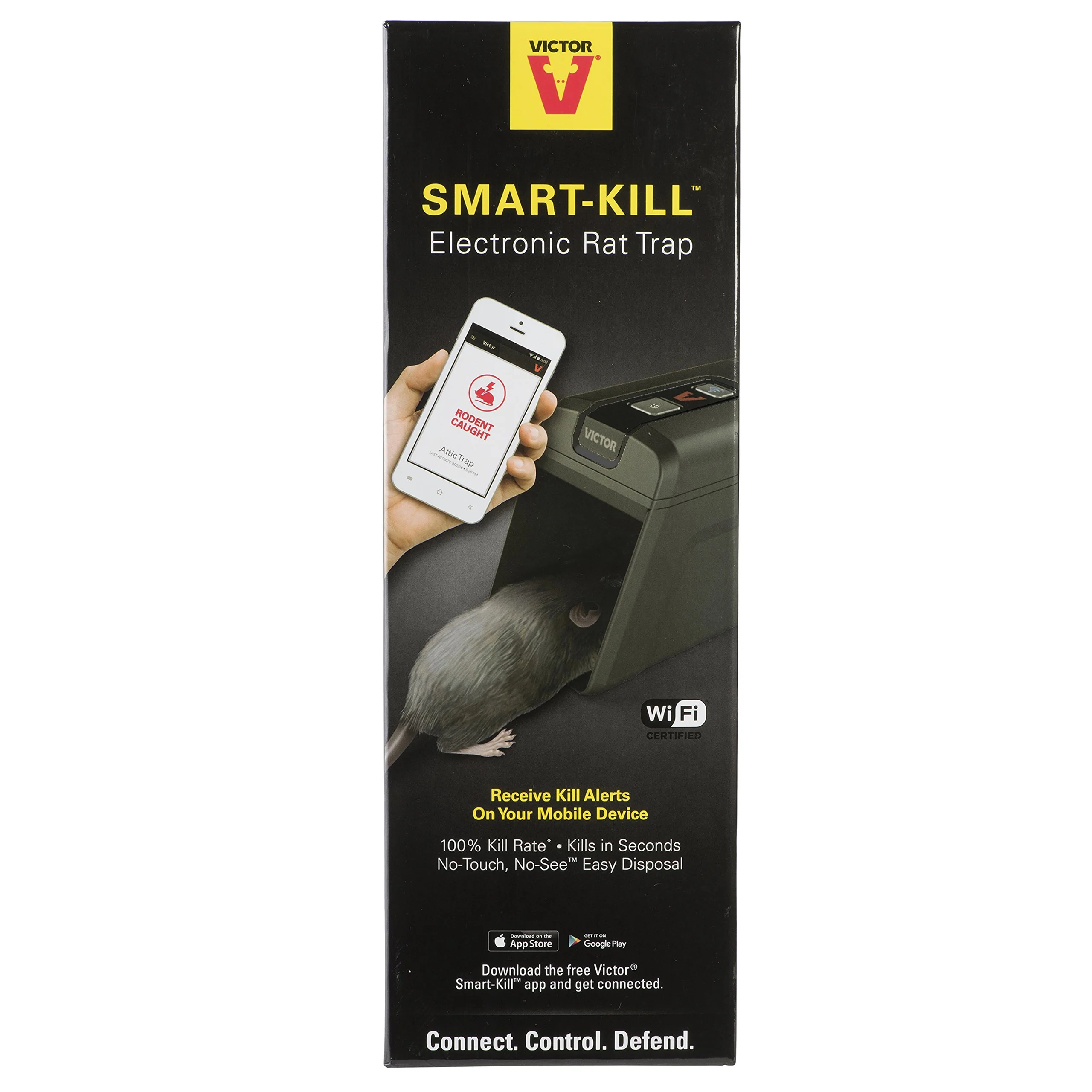 Victor M2-2P M2 Smart-Kill Wi-Fi Electronic Rat Trap-2 Pack, Black - Image 10