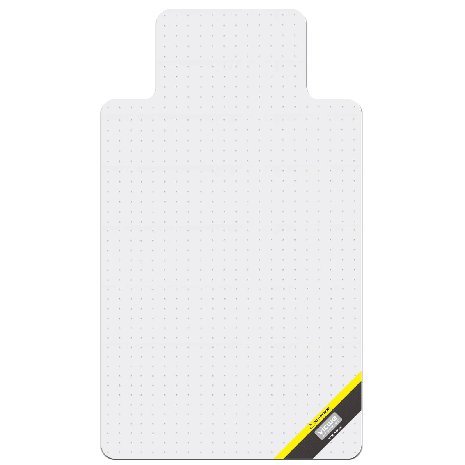 Vicwe Office Chair Mat for Carpet, 32" X 55" Heavy Duty Desk Chair Mat for Carpeted Floors, Easy Glide Rolling Plastic Floor Mat, Ship Flat,Easy to Clean with Lip