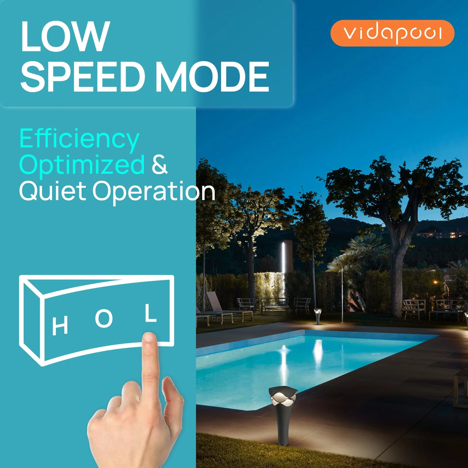 VIDAPOOL In/Above Ground Pool Pump Self Primming High Flow,Matta Black - Image 4