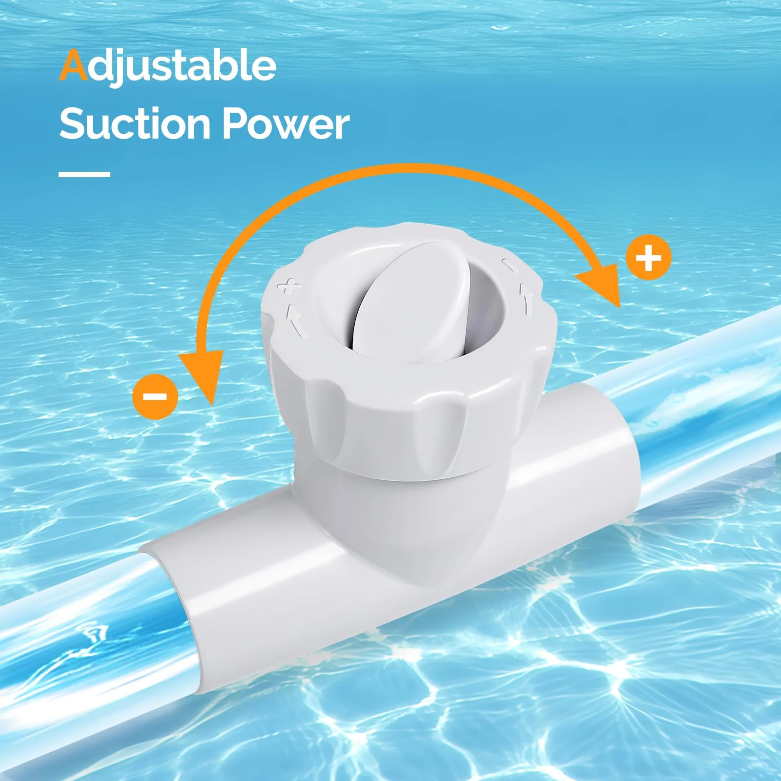 VINGLI Pool Vacuum Cleaner Automatic Sweeper Swimming Pool Creepy Crawler Vacuum with 33FT Hoses (Light Blue&White) - Image 4