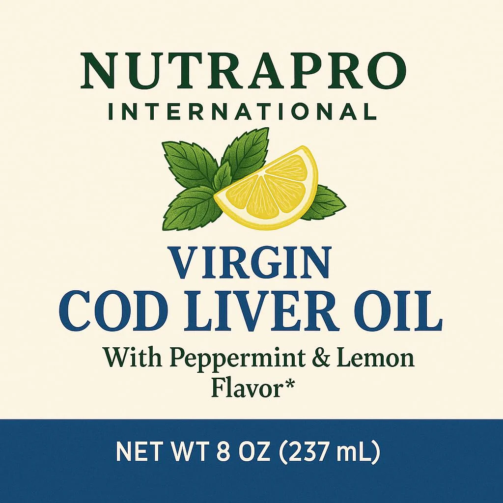 Virgin Cod Liver Oil - 8 Fl oz Natural, Wild Caught & Fresh Tasting, High in Vitamin D, Omega 3 DHA/EPA (Original Taste-Unflavored) - Image 2