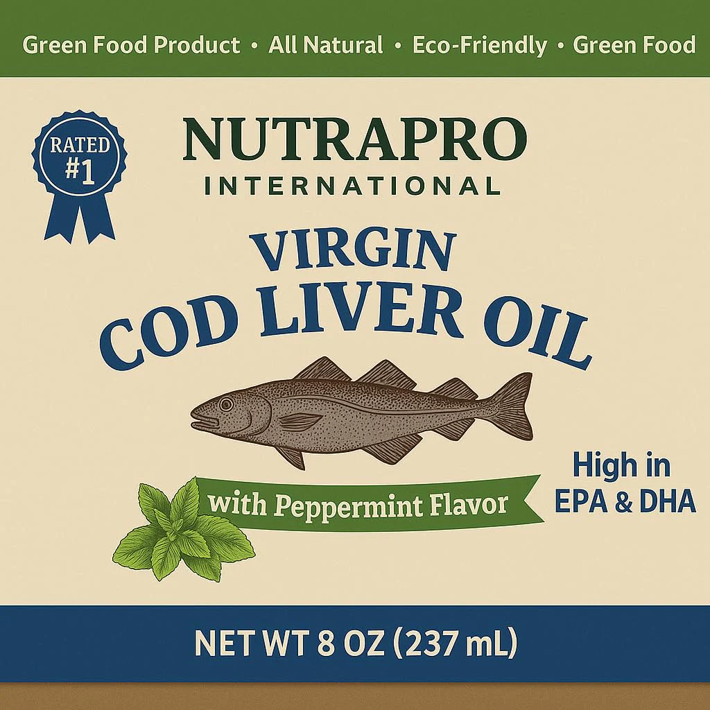 Virgin Cod Liver Oil - 8 Fl oz Natural, Wild Caught & Fresh Tasting, High in Vitamin D, Omega 3 DHA/EPA (Original Taste-Unflavored) - Image 4