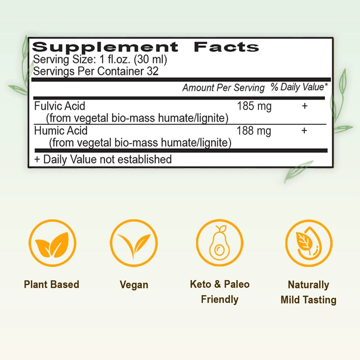 Vital Earth Minerals Fulvic Humic Mineral Blend Liquid – Fulvic Acid Supplement with 70+ Trace Minerals, Electrolytes for Recovery, Balance & Energy, 32 Oz + 1 Oz Cup - Image 6