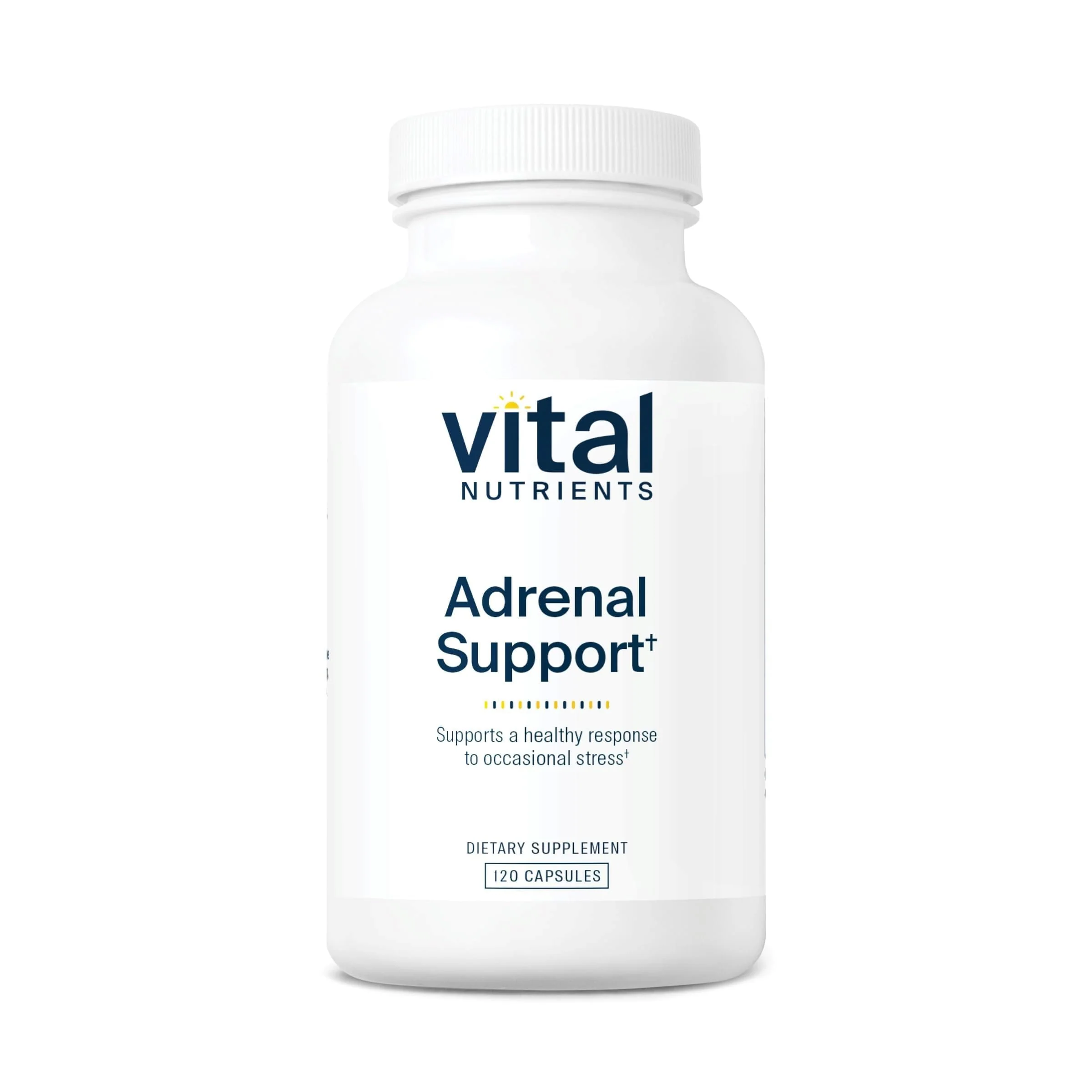 Vital Nutrients Adrenal Support - Adrenal Support Supplements for Gland Function and Cortisol Management - Supports Energy and Stress Levels - Gluten, Dairy, Soy Free - 120 Capsules