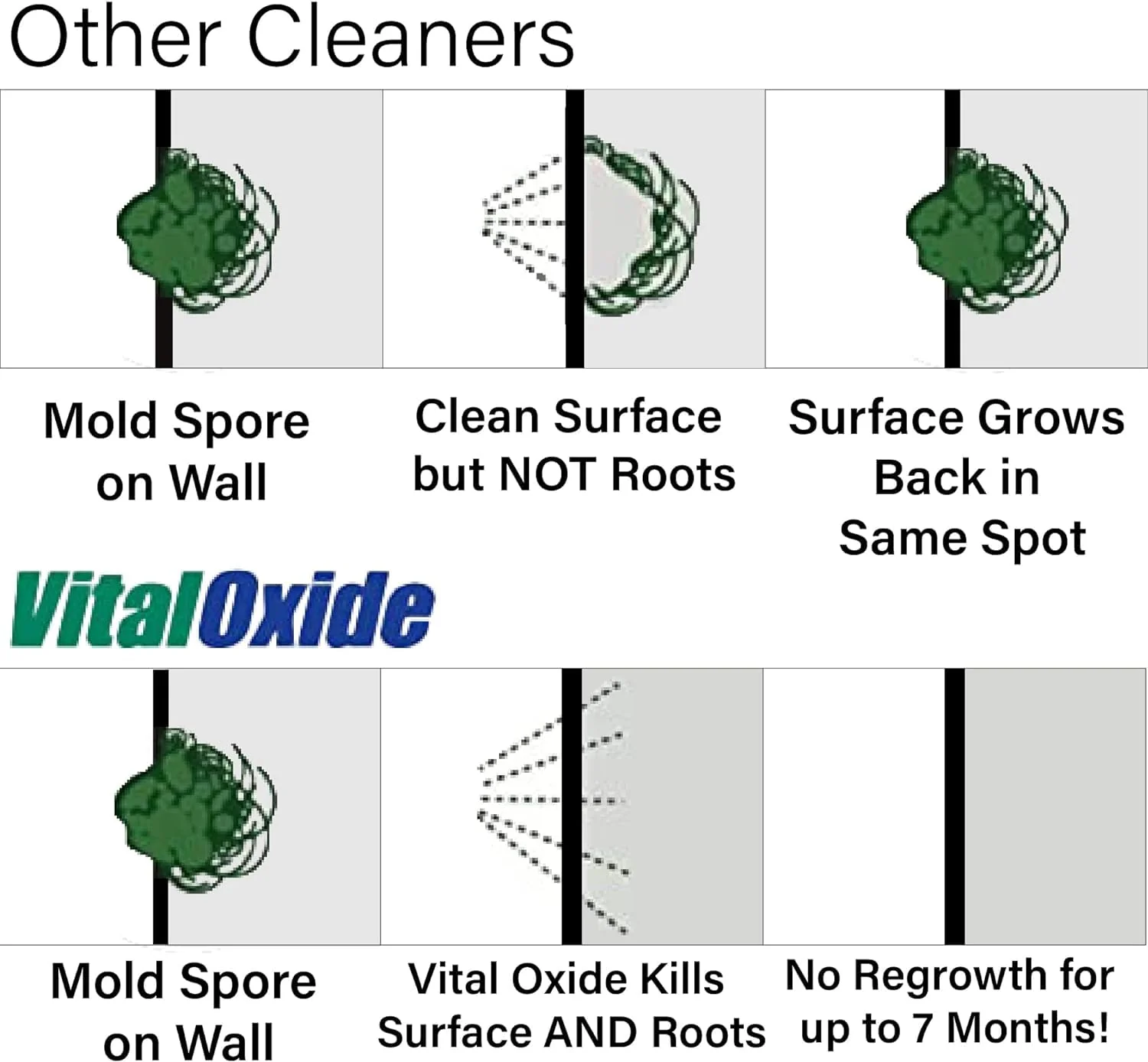 Vital Oxide Disinfectant, Deodorizer, Cleaner, Food-Contact Sanitizer, Virucide –(EPA registration #82972-1) – Kills Mold & Mildew, Eliminates Odors – 32 oz - Image 8