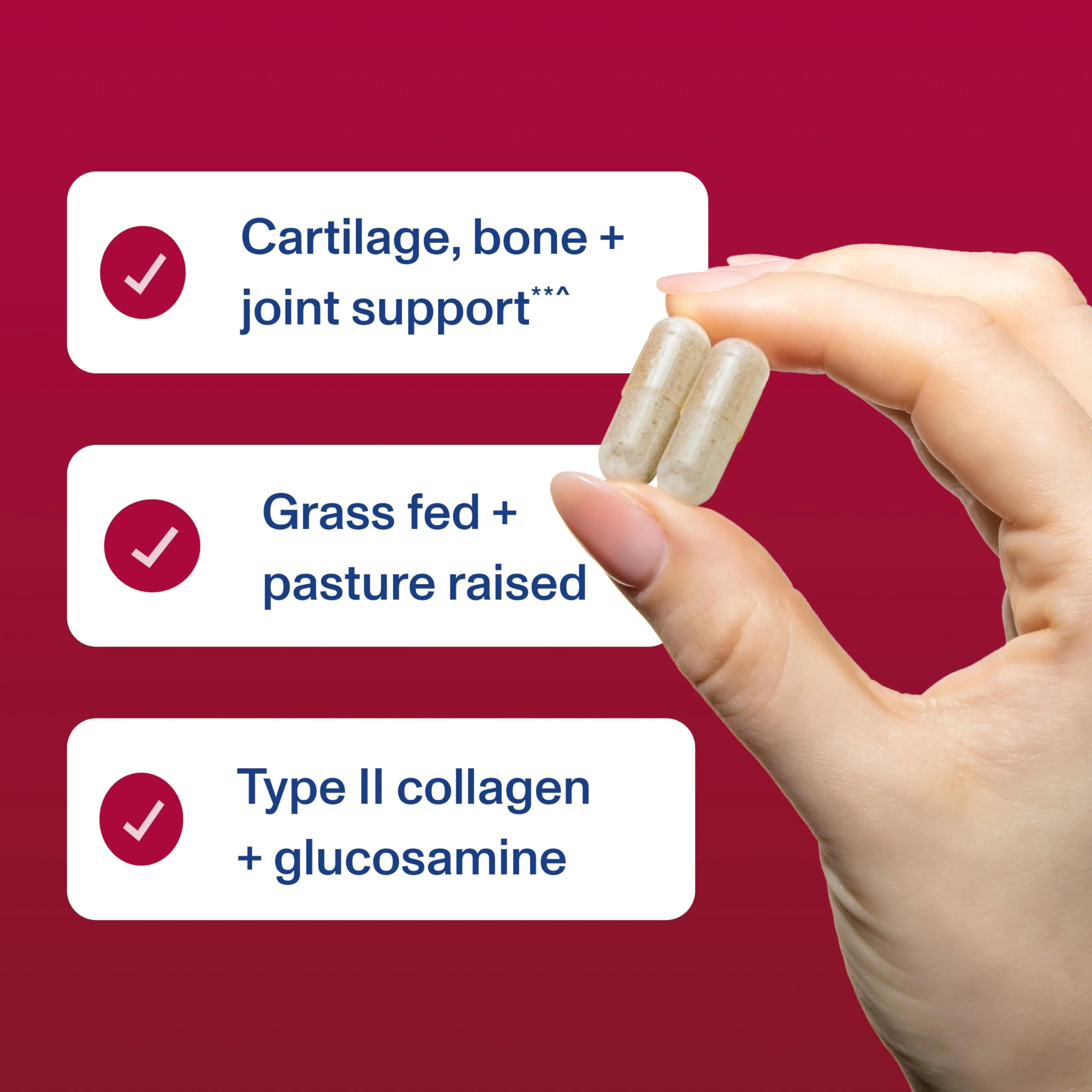 Vital Proteins Cartilage Collagen Pills, Type II Collagen & Chondroitin Sulfate Supplement for Recovery & Healthy Hair, Skin, Nails and Joints - 750 mg Serving with 120 Capsules - Image 3