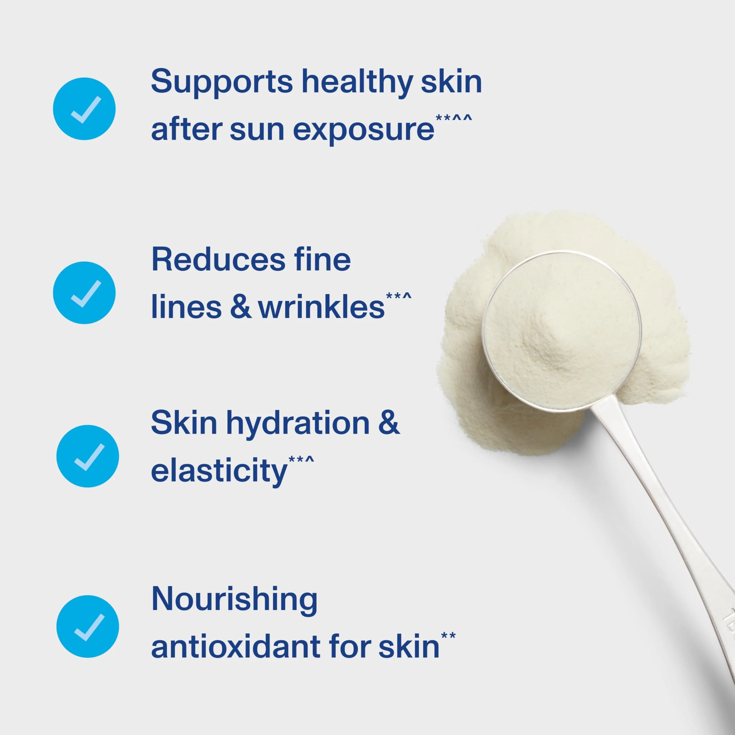 Vital Proteins Collagen Peptides for Women - 20g Hydrolyzed Collagen, Vitamin C, Hyaluronic Acid, Reduce Fine Lines & Wrinkles, Verisol & Holimel - Skin Complex Supplement, Unflavored 11.9oz Powder - Image 4