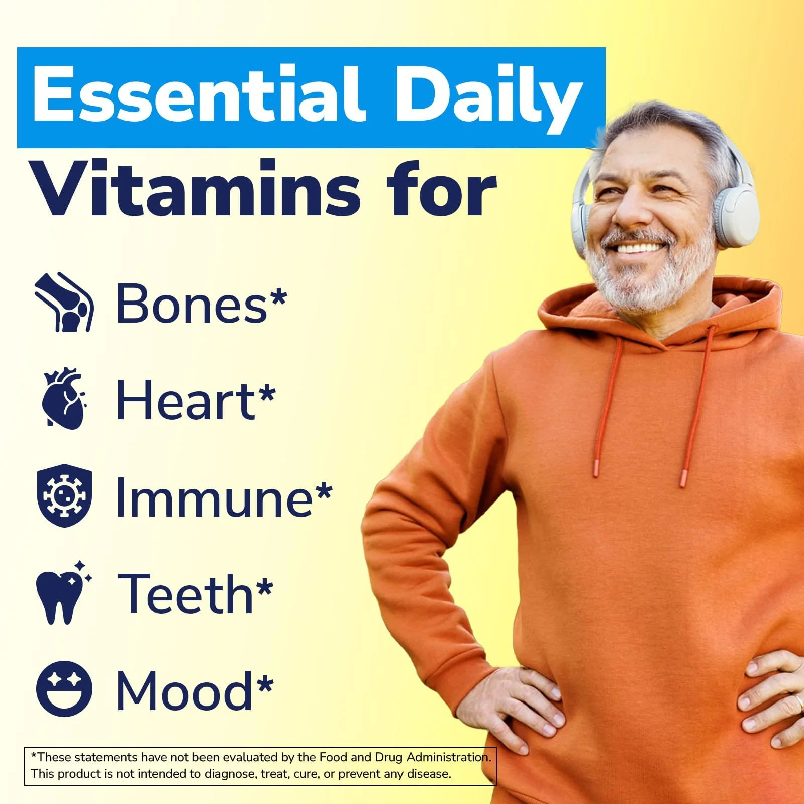Vitalibre Vitamin D3 K2 Supplement, 10000 IU D3 / 200 mcg K2 MK7, Calcium Absorption, Bone, Heart, Immune & Mood Support, Enhanced Absorption, No Soy, Easy to Swallow, 180 Softgels - Image 5