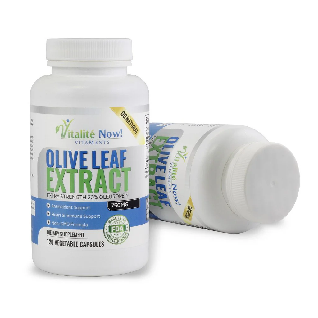 Vitalité Now! Super Strength Best Olive Leaf Extract (Non-GMO) - 20% Oleuropein - Immune Support Supplement - Up to 4 Months - 750mg Capsules - Vegetarian - 120 Count - Image 3