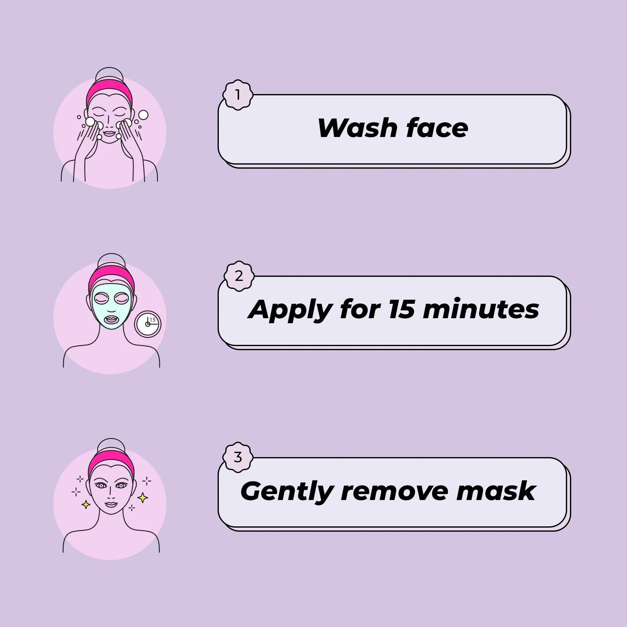 Vitamasques Face Masks Skincare Sheet Kit, 7-Pack - Juicy Collection of Triple-Layer Sheet Facial Masks - Korean Skin Care Pore Purifying, Brightening, and Hydrating - Image 4