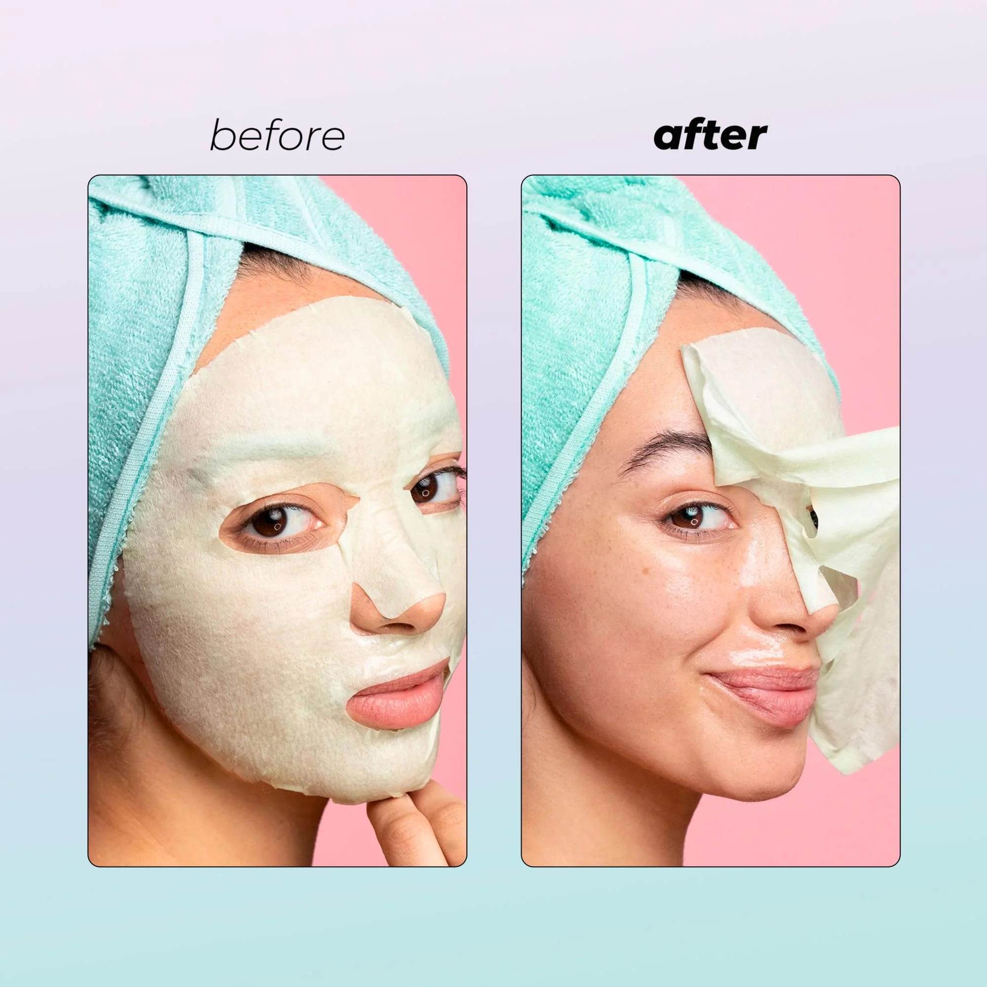 Vitamasques Face Masks Skincare Sheet Kit, 7-Pack - Juicy Collection of Triple-Layer Sheet Facial Masks - Korean Skin Care Pore Purifying, Brightening, and Hydrating - Image 5