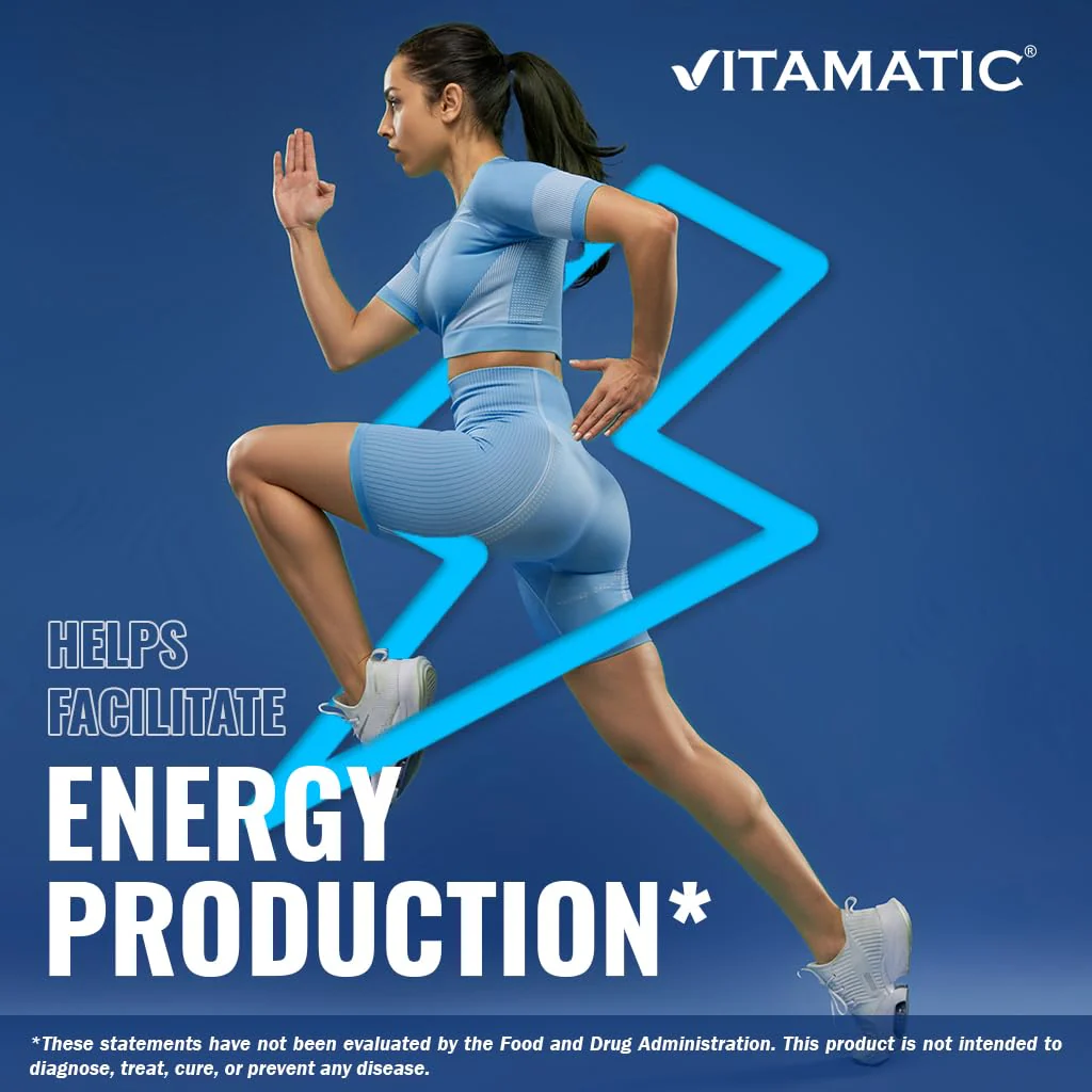 Vitamatic Vitamin B12 1000 mcg Fast Dissolve – 365 Tablets – Natural Berry Flavor – Supports Energy Metabolism & Nervous System Health - Image 7