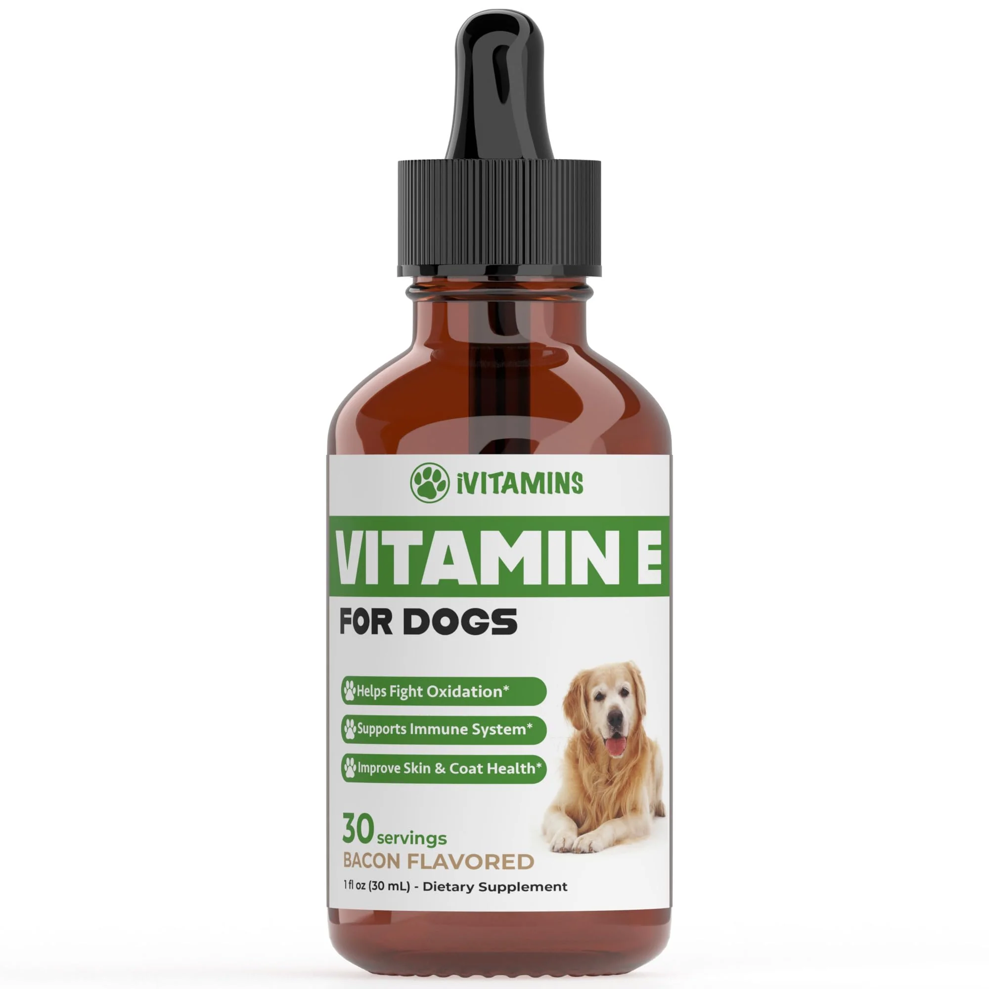 Vitamin E for Dogs | Vitamin E Dog | Vitamin E for Dog | Dog Vitamins E | Vitamin E Canine | Vitamin E Supplement for Dogs | Vitamin E Oil Dog | Dog Vitamins | Dog Immune Support | 1 fl oz - Image 2