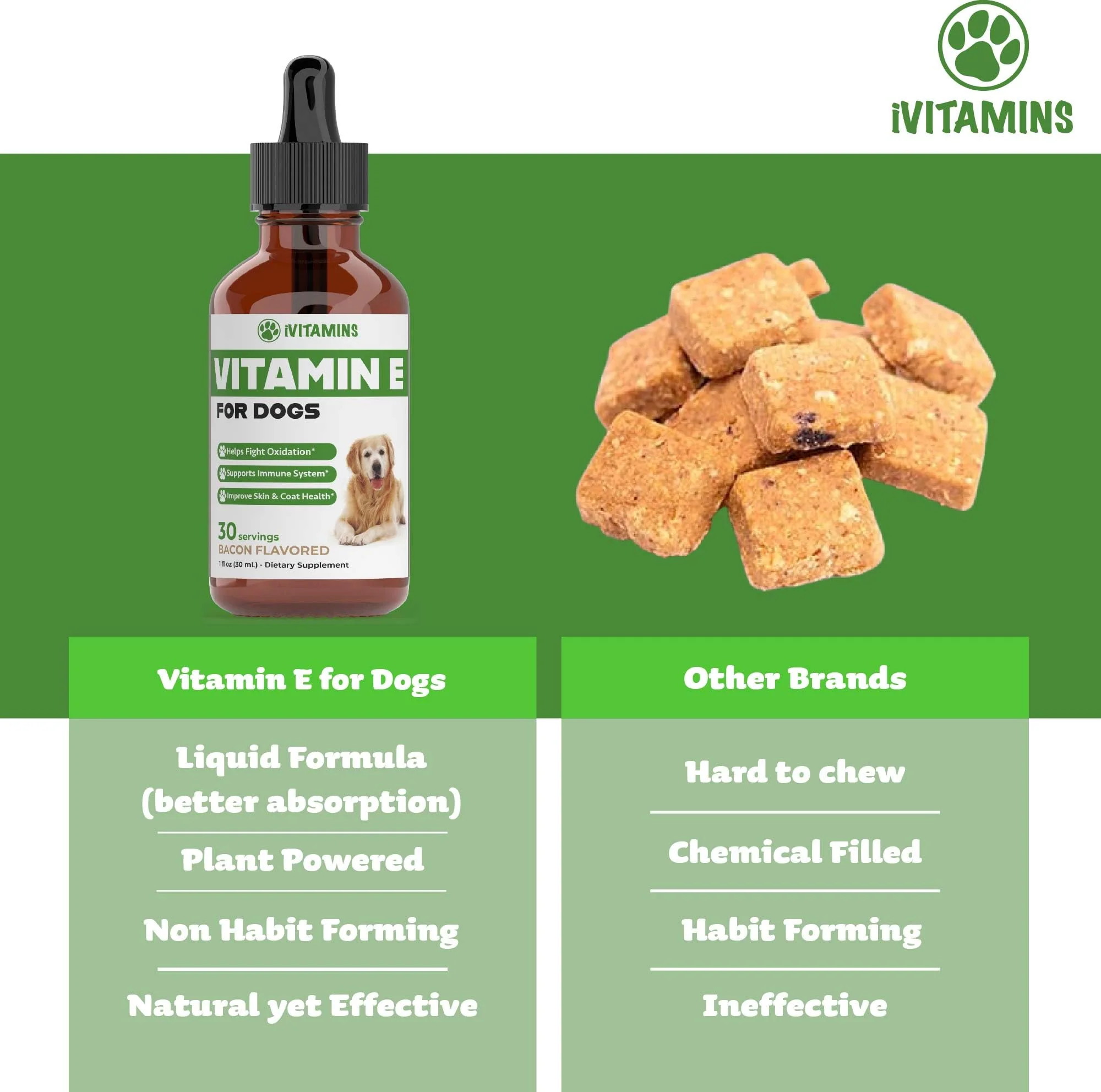 Vitamin E for Dogs | Vitamin E Dog | Vitamin E for Dog | Dog Vitamins E | Vitamin E Canine | Vitamin E Supplement for Dogs | Vitamin E Oil Dog | Dog Vitamins | Dog Immune Support | 1 fl oz - Image 5