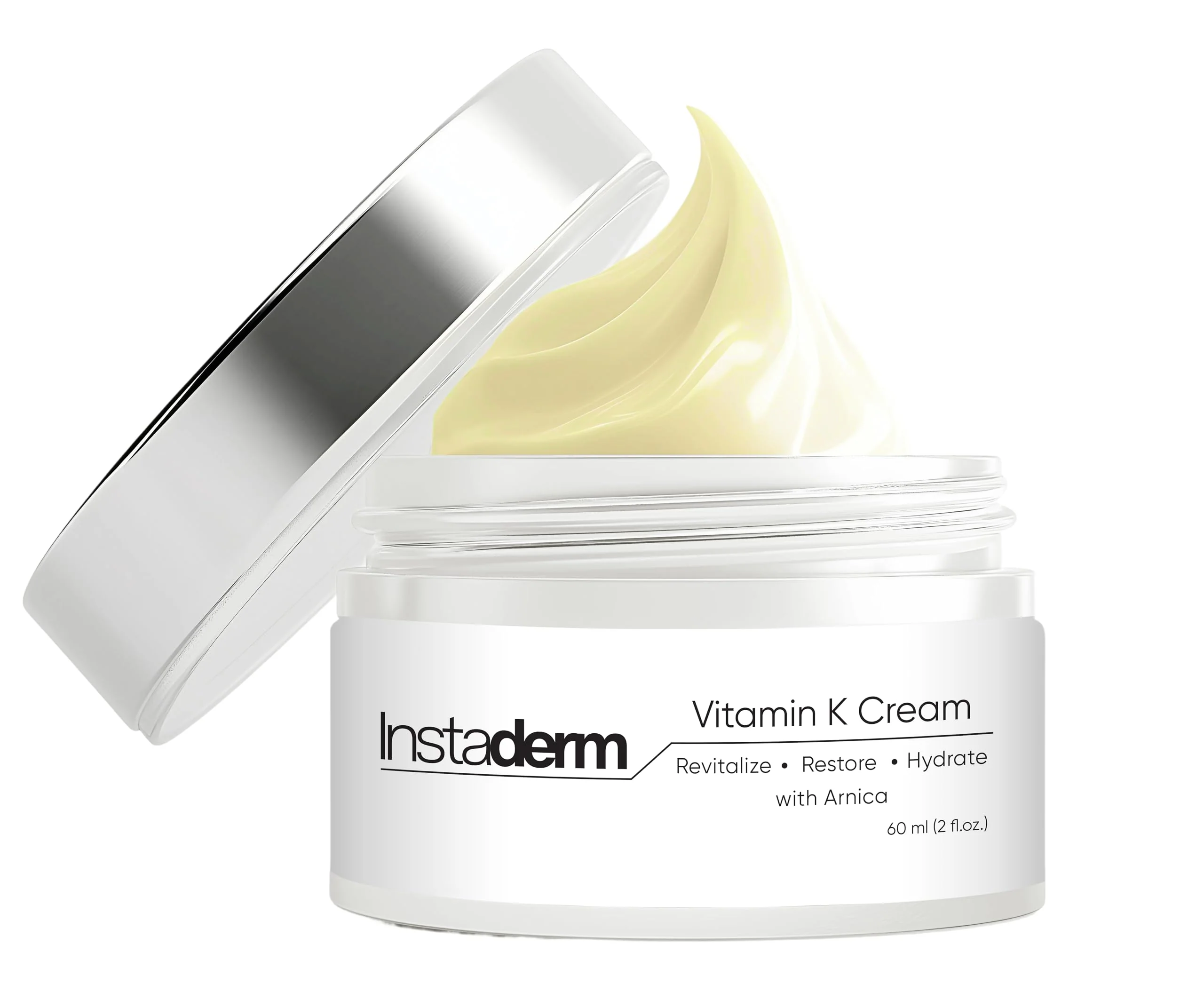 Vitamin K Cream-Revitalizing Formula with Arnica for the Appearance of Brusing, Spider Veins, Broken Capillaries, Uneven Tone & Dark Spot – Under Eye Cream for the Look of Dark Circles & Puffiness - Image 2