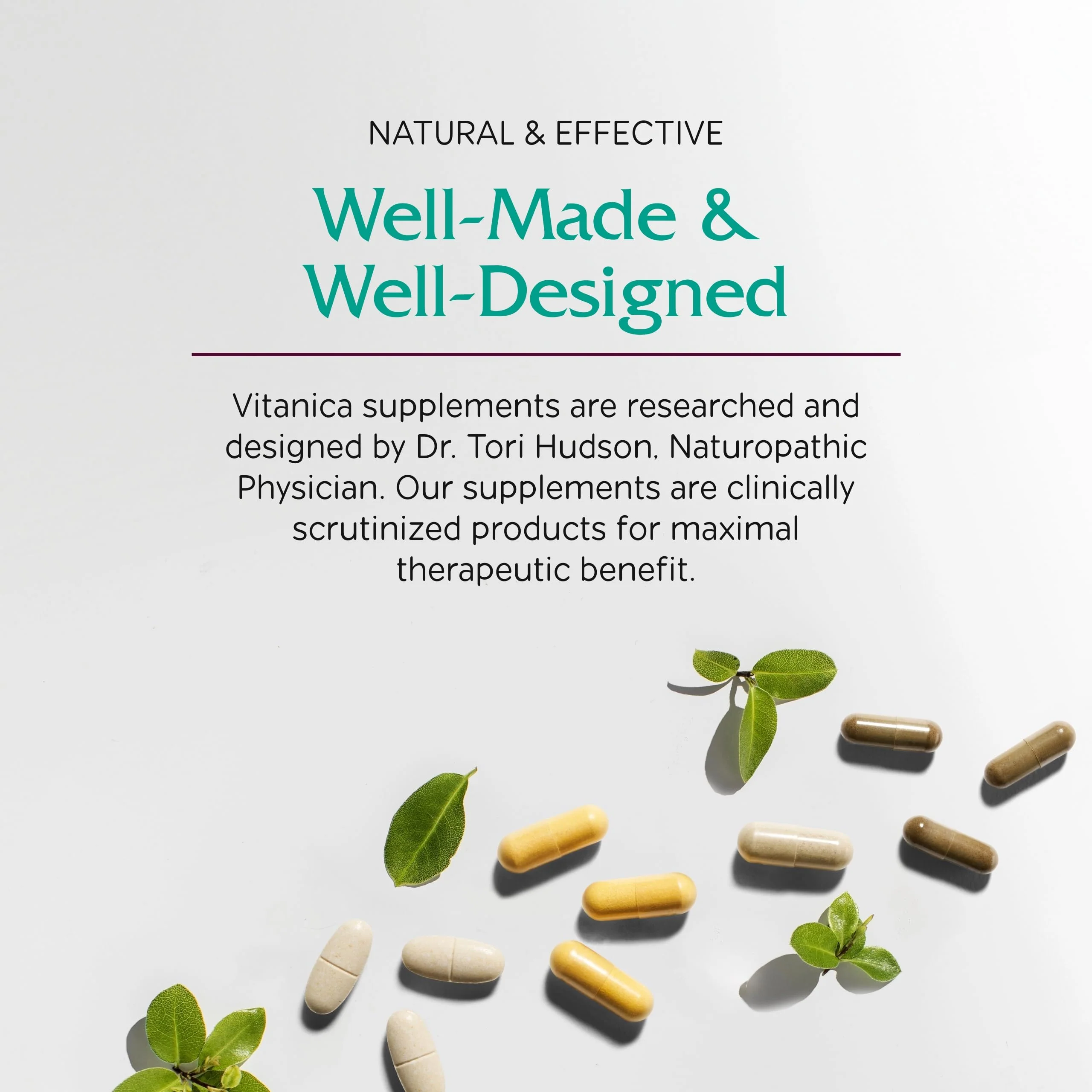 Vitanica Slow Flow, Menstrual Flow Support, Vegan, 60 Capsules - Image 3