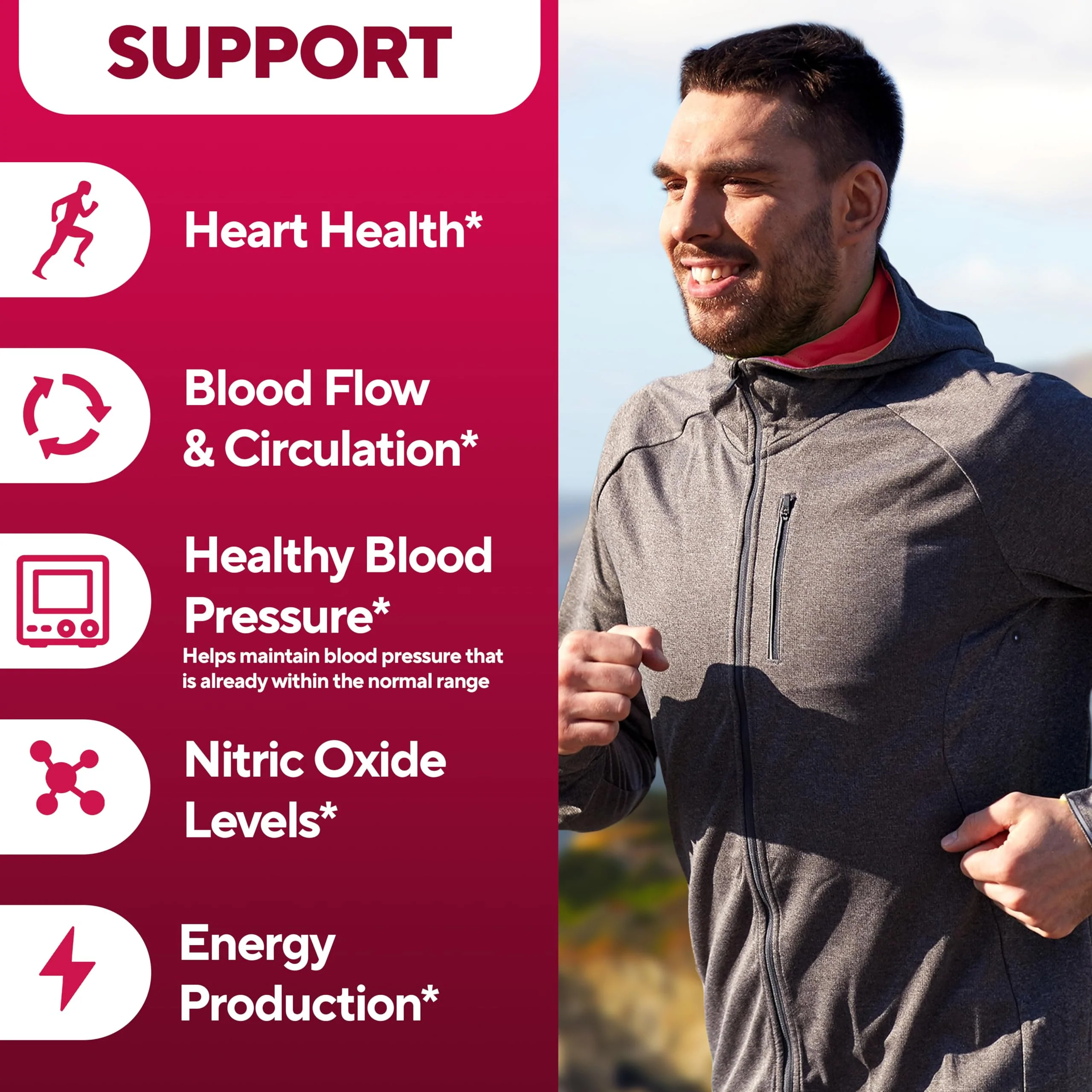 VitaUp Beet Root Capsules - USA Made Beetroot Supplement for Normal Circulation, Nitric Oxide & Heart Support - 5-in-1 Beets with Grape Seed, Garlic Extract, Hawthorn Berry, Olive Leaf - 90 Vegan Caps - Image 3