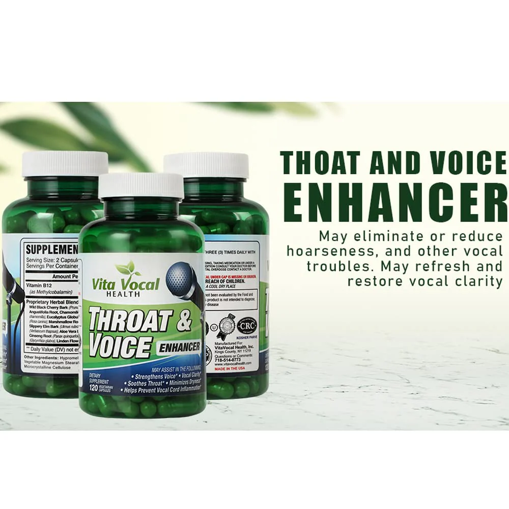 VitaVocal Throat & Voice Enhancer Eliminates or Reduces Hoarseness, Restores Vocal Clarity Amazing Voice Remedy for Vocal Troubles for Singers, Actors, Public Speakers - Image 7