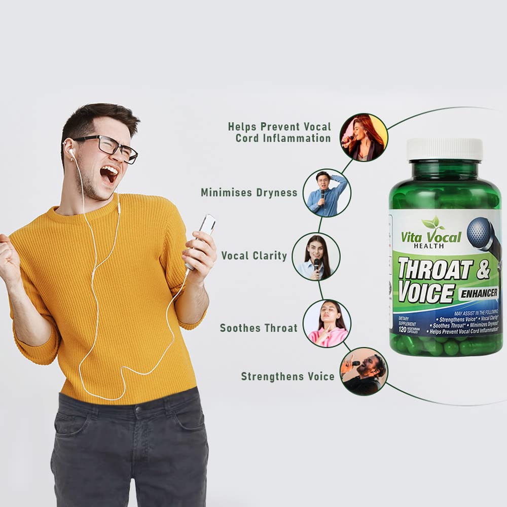 VitaVocal Throat & Voice Enhancer Eliminates or Reduces Hoarseness, Restores Vocal Clarity Amazing Voice Remedy for Vocal Troubles for Singers, Actors, Public Speakers - Image 9