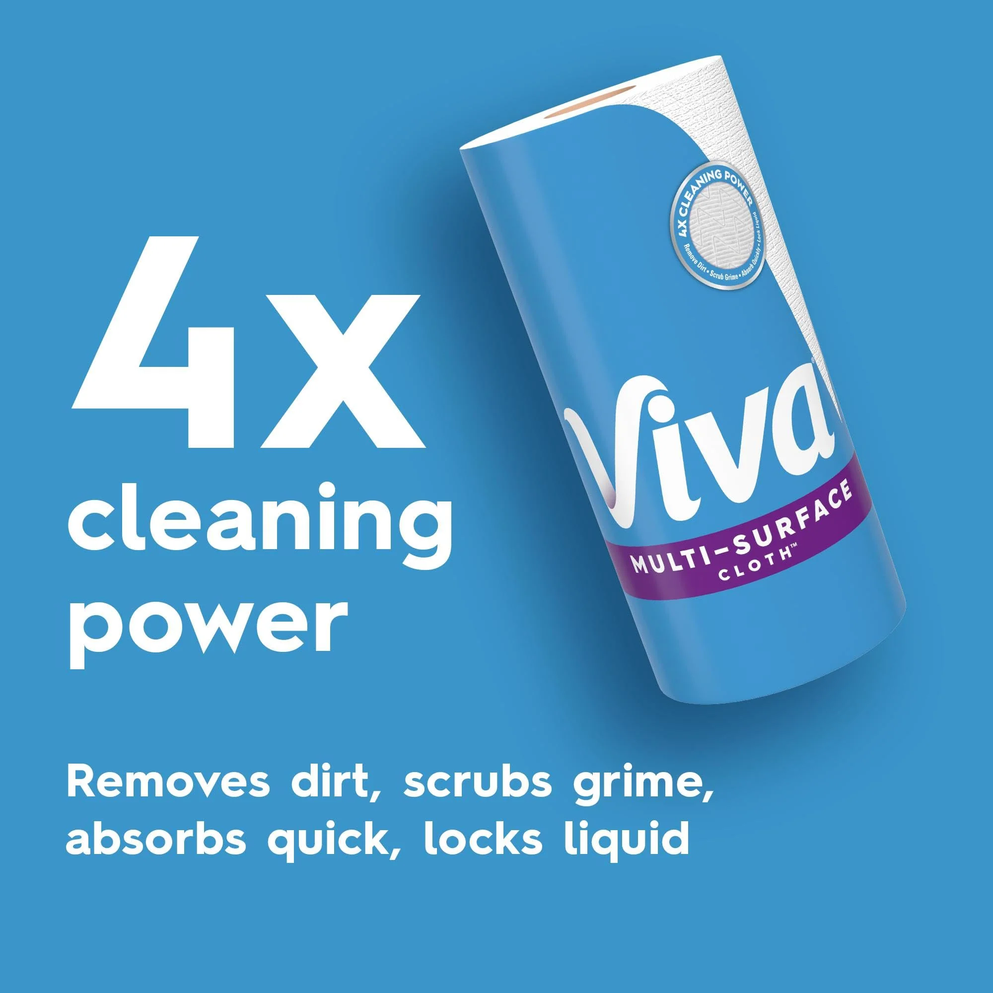 Viva Multi-Surface Cloth Paper Towels, Choose-A-Sheet Size, 12 Triple Rolls, 165 Sheets per Roll (Packaging May Vary) - Image 3