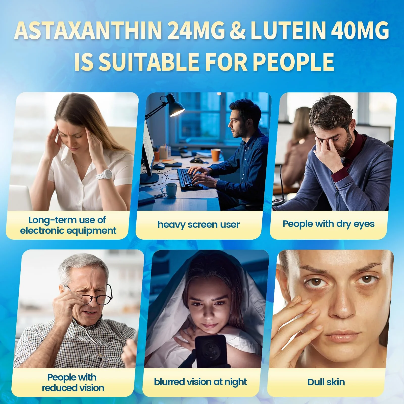 VivoNu 14-in-1 Astaxanthin 24mg & Lutein 40mg with Zeaxanthin Supplements, 24 Month Supply, 720 Softgels, 4 Bag - Image 6