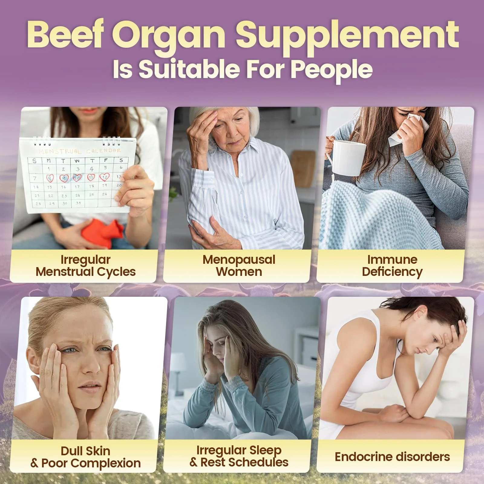 VivoNu Beef Organ Supplement for Women, 300 Day Supply, 11000mg per Serving Beef Organs with Bovine Liver, Ovary, Uterus, Kidney, Heart, Bone & More, 100% Grass Fed, Balance Hormones, Energy, 3 Bag - Image 6