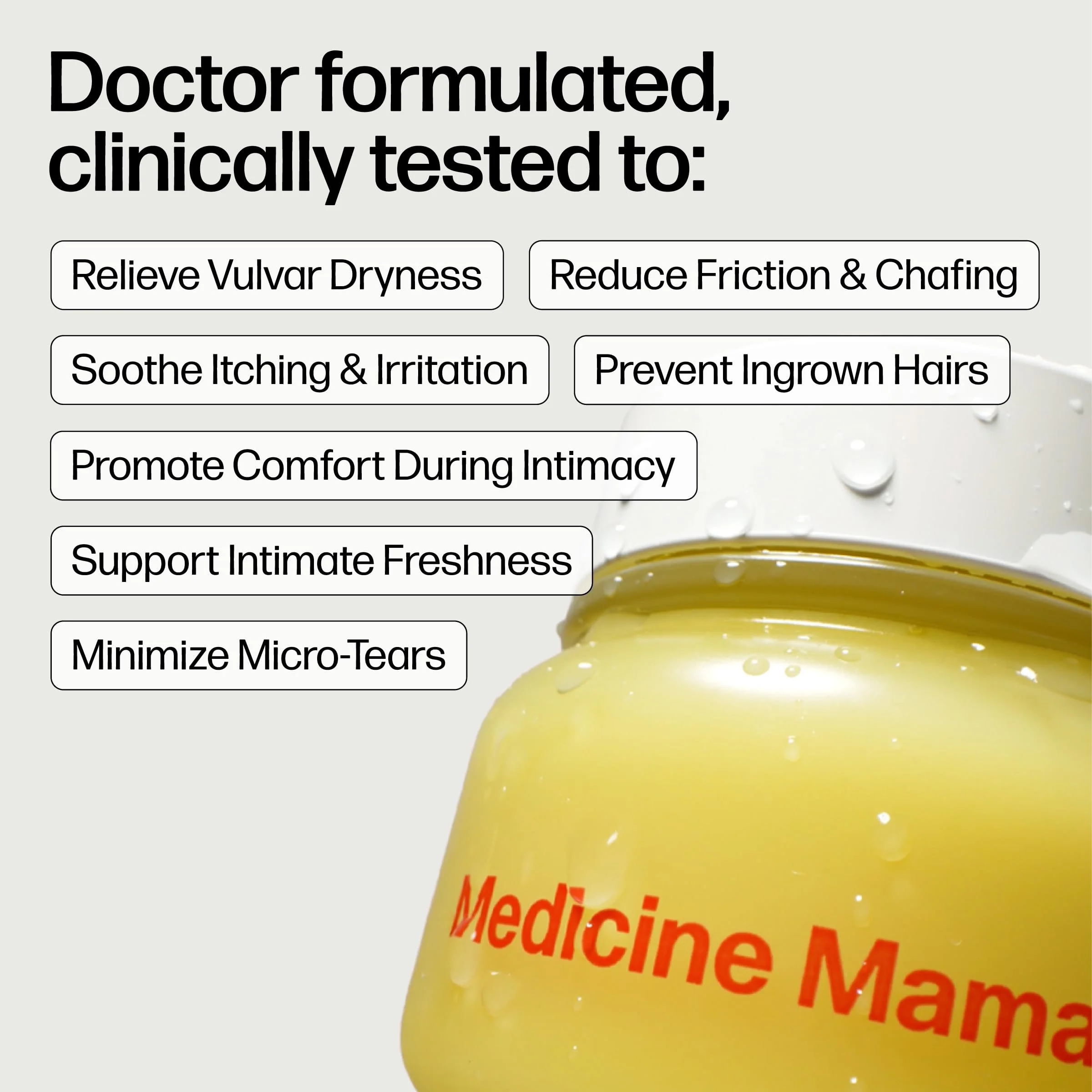 VMAGIC by Medicine Mama Organic Vulva Balm – Intimate Skin Care, Menopause Support – Relieves Feminine Dryness, Itching & Irritation – Hormone Free, Vaginal Moisturizer for Women – 3-pack (2 oz ea) - Image 2