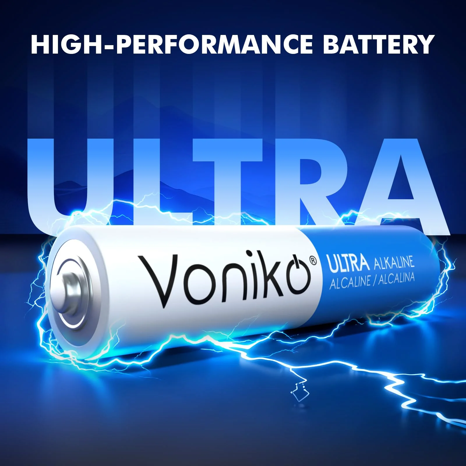 Voniko AAA Batteries 400 Pack - Alkaline Triple A with Reusable Storage Box, Long-Lasting Leakproof 1.5V Batteries for Household & Professional Devices, 10-Year Shelf Life - Image 3