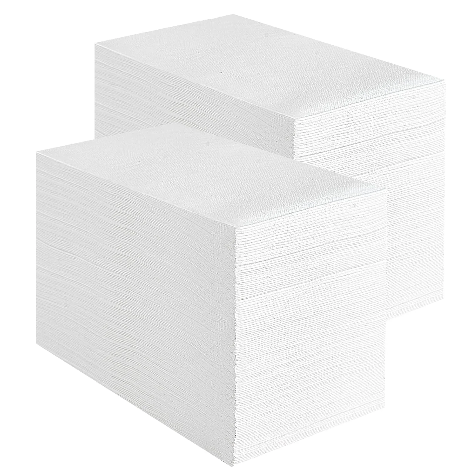 Vplus 400 Pack Premium Quality Guest Towels Disposable Dinner Napkins Soft, Absorbent, Party Napkins for Dinners or Catering Events，and Everyday Use (White, 400) - Image 2