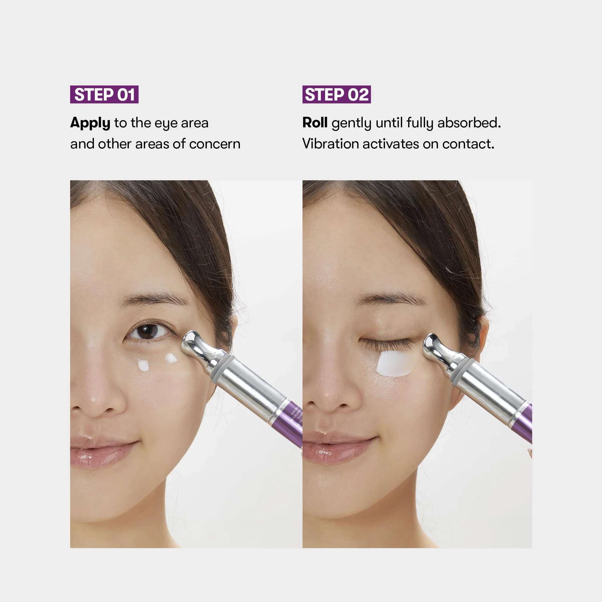 VT COSMETICS Reedle Shot Firming Eye Cream (0.51 fl oz / 15 ml), Micro-Vibration Eye Treatment for Wrinkles & Elasticity, Peptide & Hyaluronic, Korean Skincare - Image 4