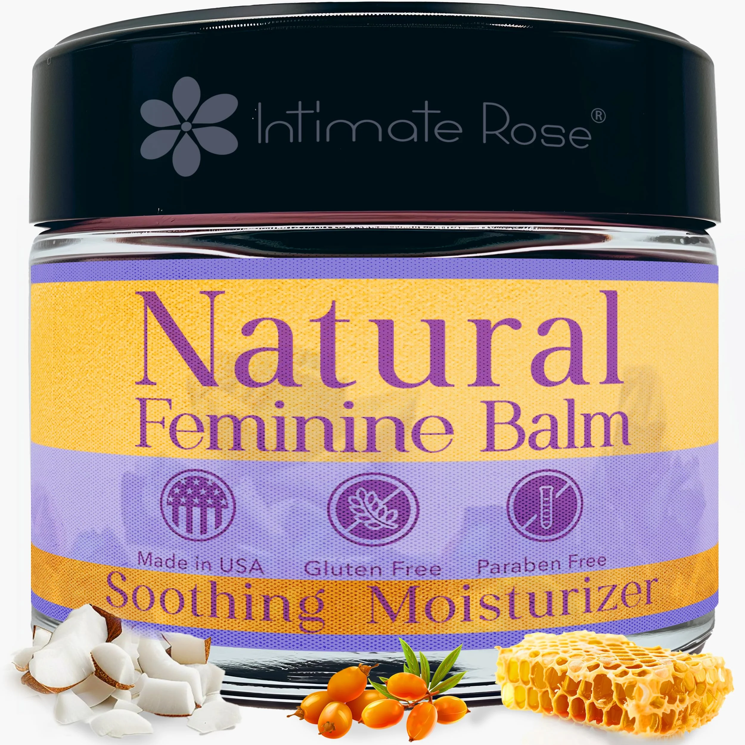 Vulva Balm & Organic Vaginal Moisturizer for Women: Natural Vulva Moisturizer & Vulva Cream for Dryness on Intimate Skin - NON Estrogen Cream - Perfect for Menopause & Shaving Rash Relief - Image 2