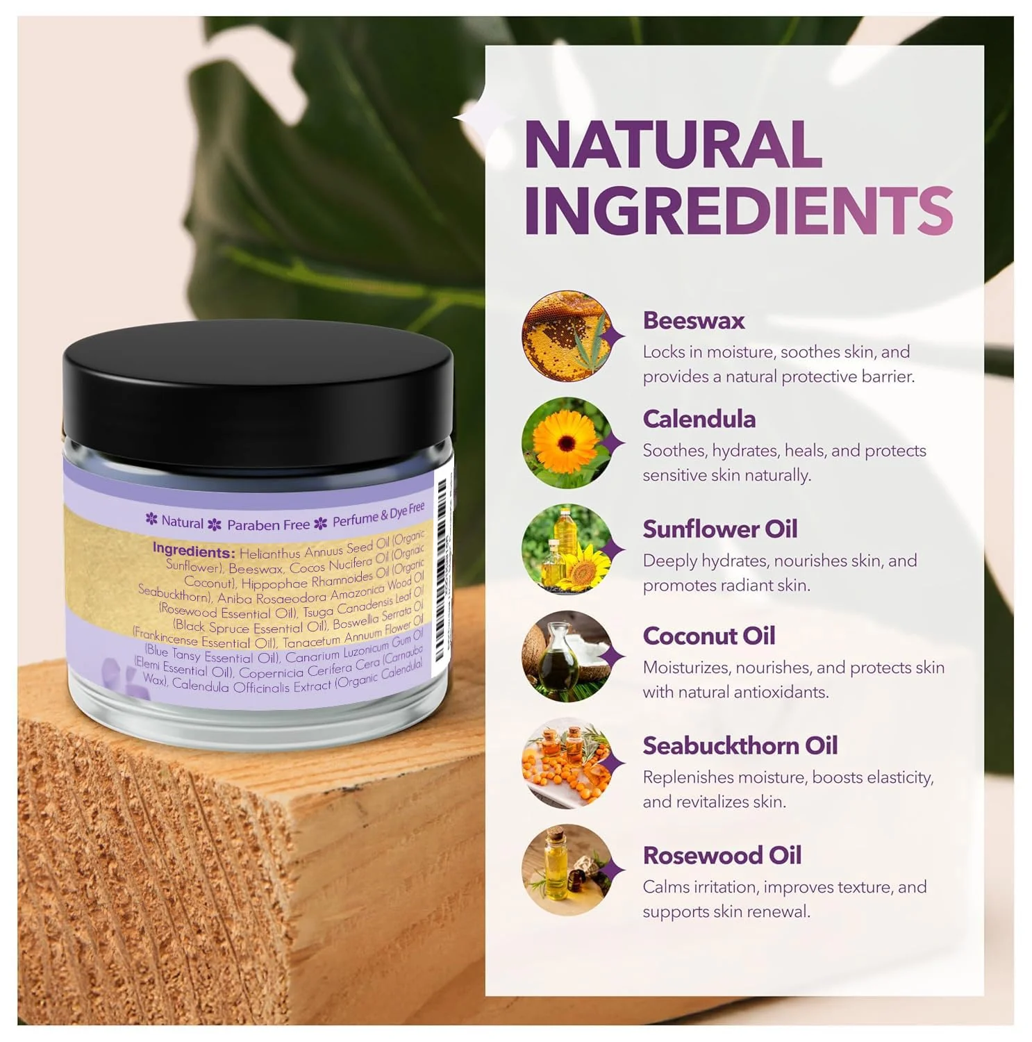 Vulva Balm & Organic Vaginal Moisturizer for Women: Natural Vulva Moisturizer & Vulva Cream for Dryness on Intimate Skin - NON Estrogen Cream - Perfect for Menopause & Shaving Rash Relief - Image 4
