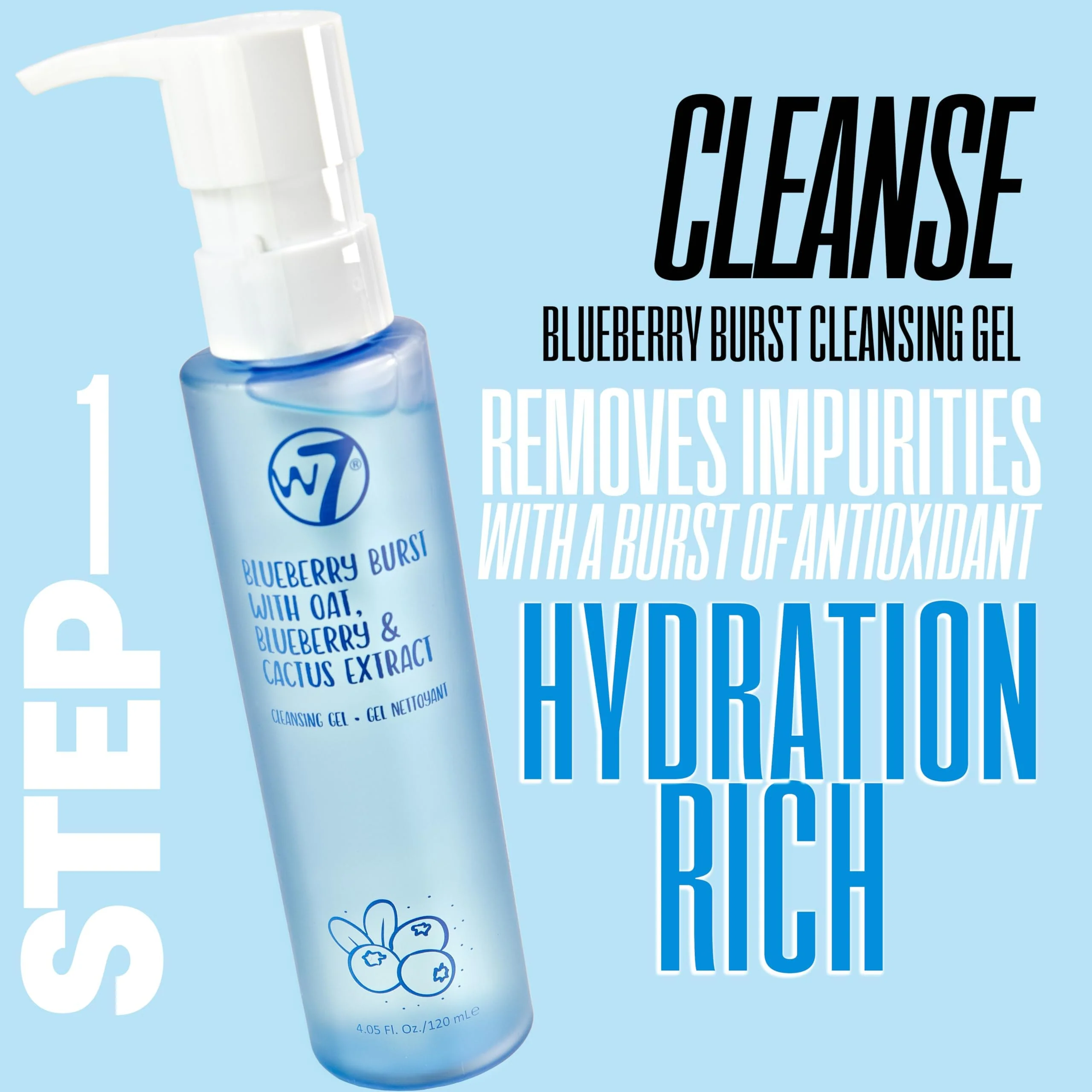 W7 Self Care Skincare Set | Face Cleanser, Toner, Serum, Moisturizer & Lip Mask | Complete Daily Face Routine | Full Size, Long Lasting Products to Use at Home - Image 6