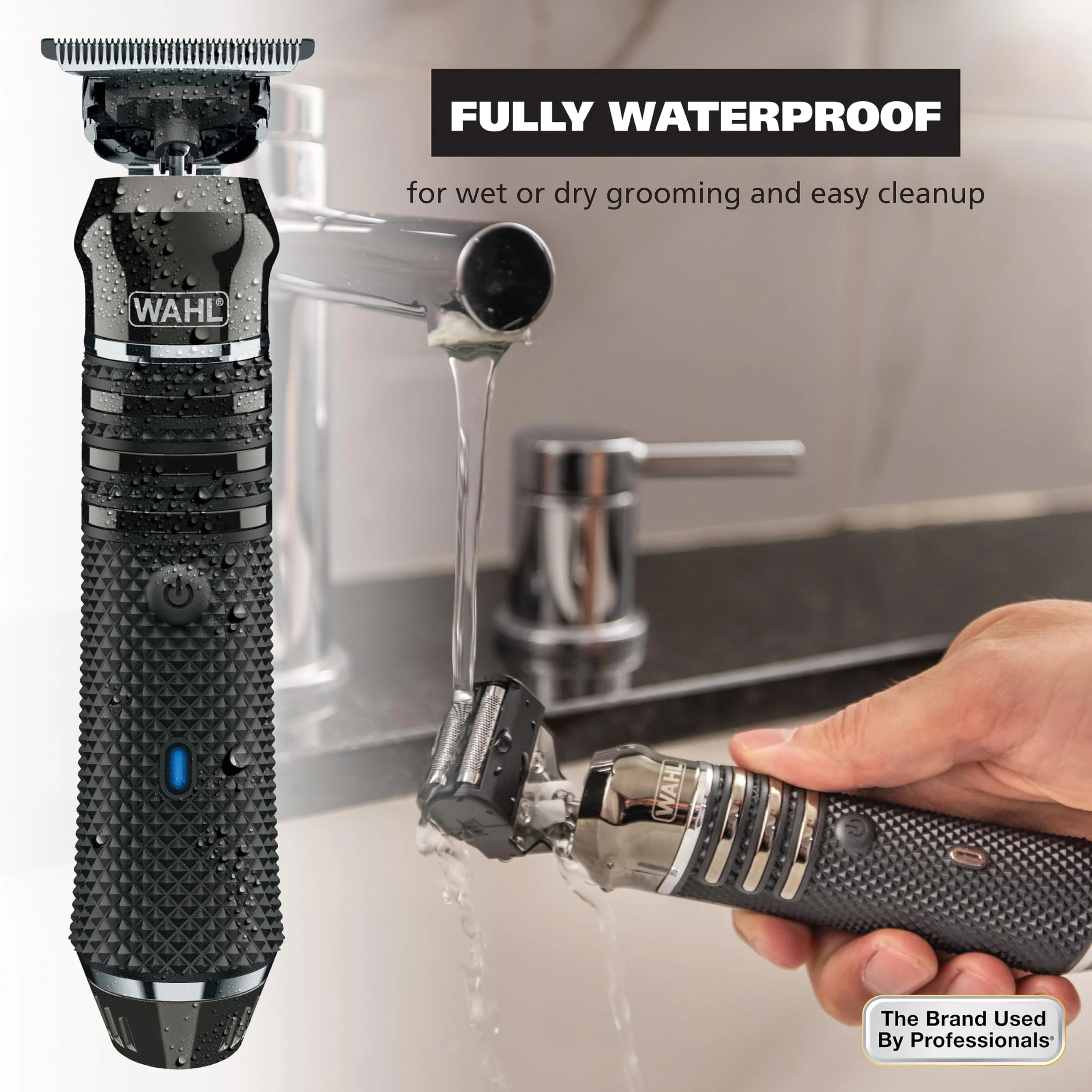 Wahl USA Pro Series High Visibility Skeleton Style Trimmer, Lithium-Ion Cordless USB Rechargeable All in One Shaving & Close Cutting Beard Trimmer for Men with Near Zero Gap Blade – 3026018 - Image 4