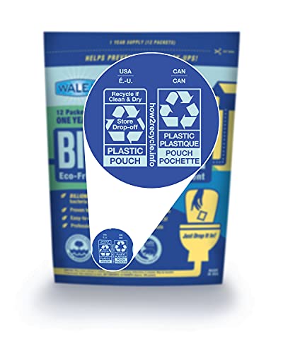 Walex Bio-Active Home Septic Tank Treatment - Strong Digestive Power with Beneficial Bacteria & Enzymes for Liquefying Solids & Breaking Down Waste, Odor Neutralizer -1 Year Supply, 12 Packets - Image 2