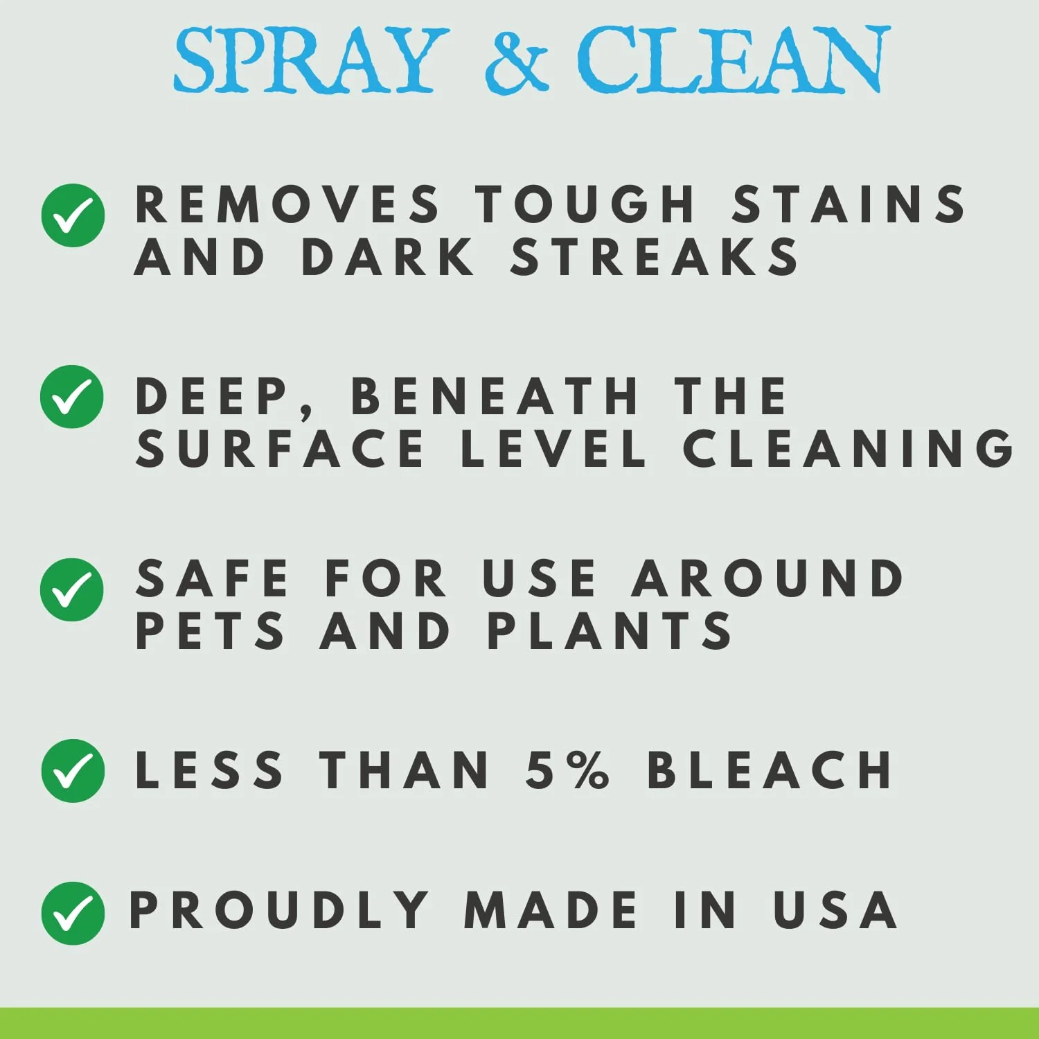 Wash Safe™ SPRAY & CLEAN Commercial-Strength Composite Deck Cleaner | Remove Black Stains | Cleans Up to 1,500 sq. ft. | Deep Set Cleaning, 1 Gal. - Image 7
