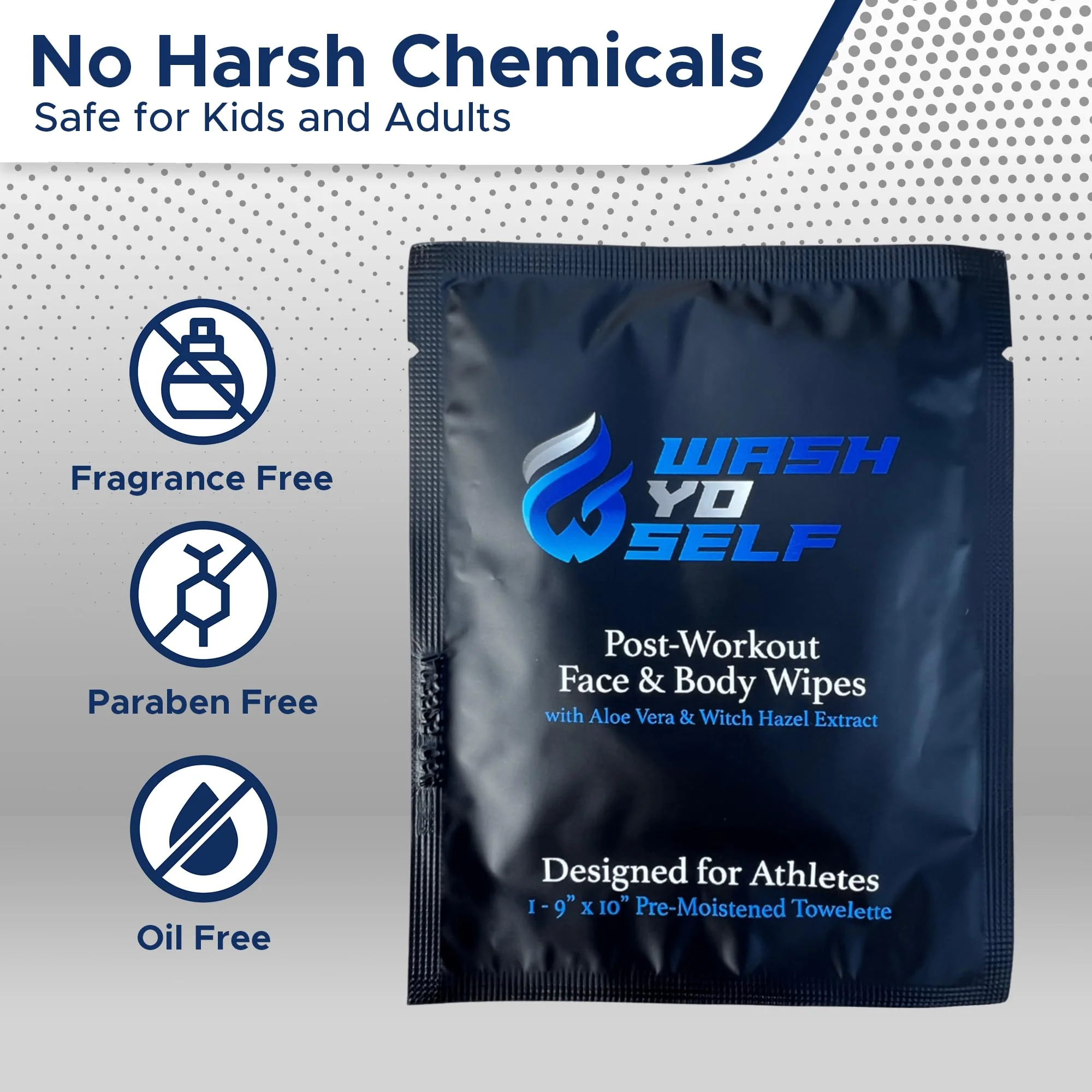 Wash Yo Self Body Wipes - Individually Packaged Disposable Wet Wipes for Kids and Adults – 40 pack - Image 4