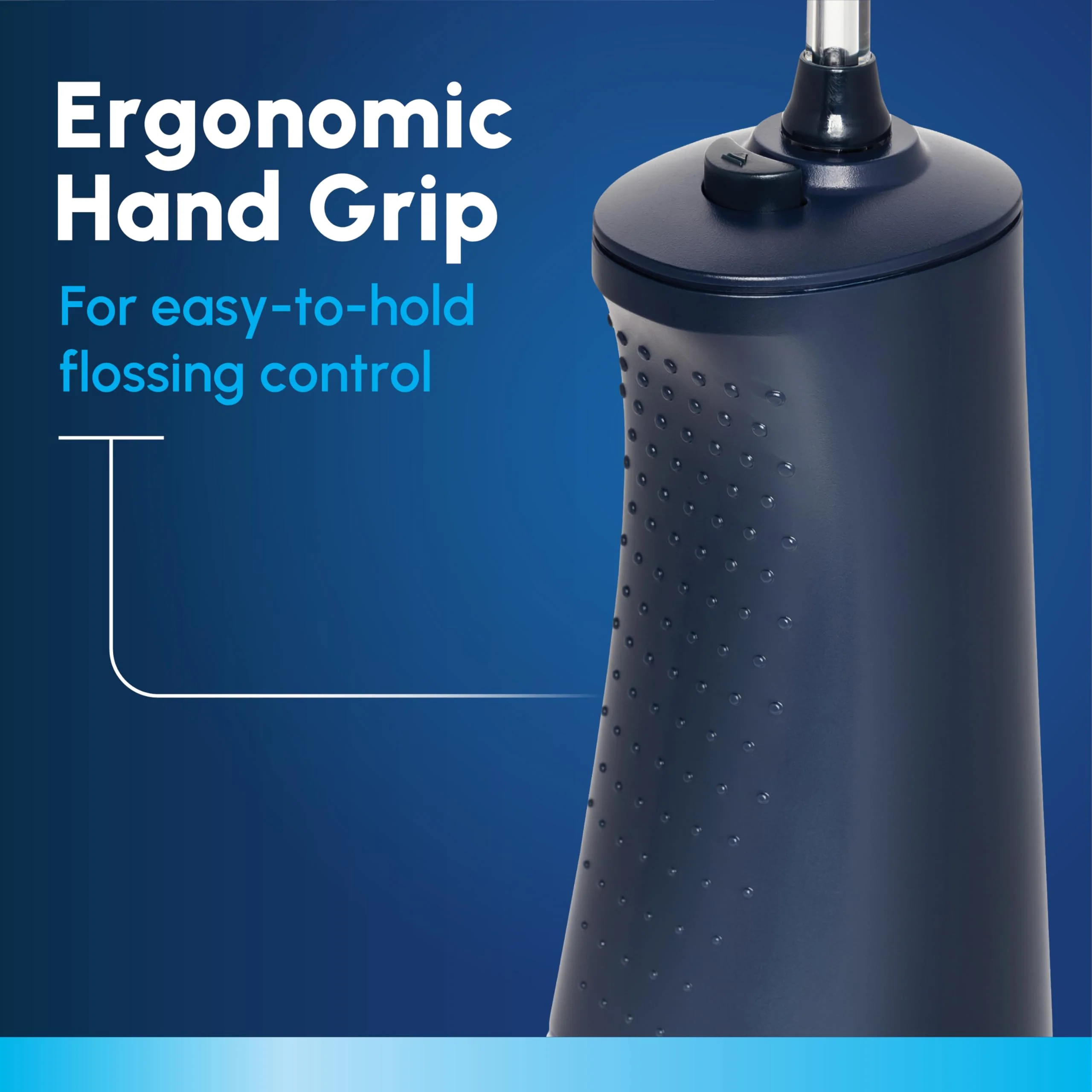 Waterpik Cordless Pulse 3100 Rechargeable Portable Water Flosser for Teeth, Gums, Braces Care and Travel with 2 Flossing Tips, Waterproof for Shower Use, ADA Accepted, WF-20 Blue, Amazon Exclusive - Image 6
