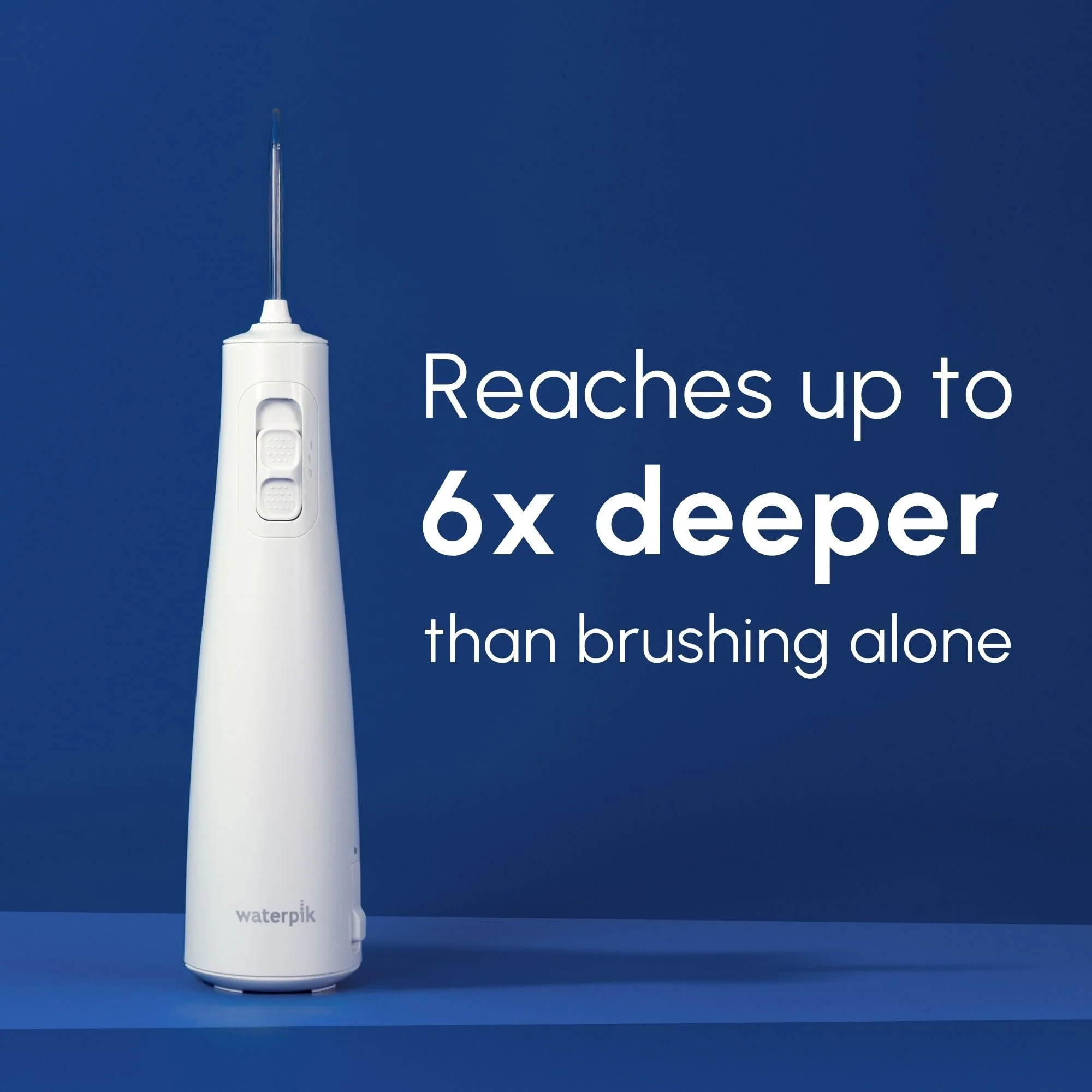 Waterpik Pulse Water Flosser Cordless, Oral Health Foundation Approved, Water Flosser and Plaque Remover for Teeth, 2 x Water Floss Pressure Settings, 45 Seconds of Flossing, 2 x Tips Included - Image 4