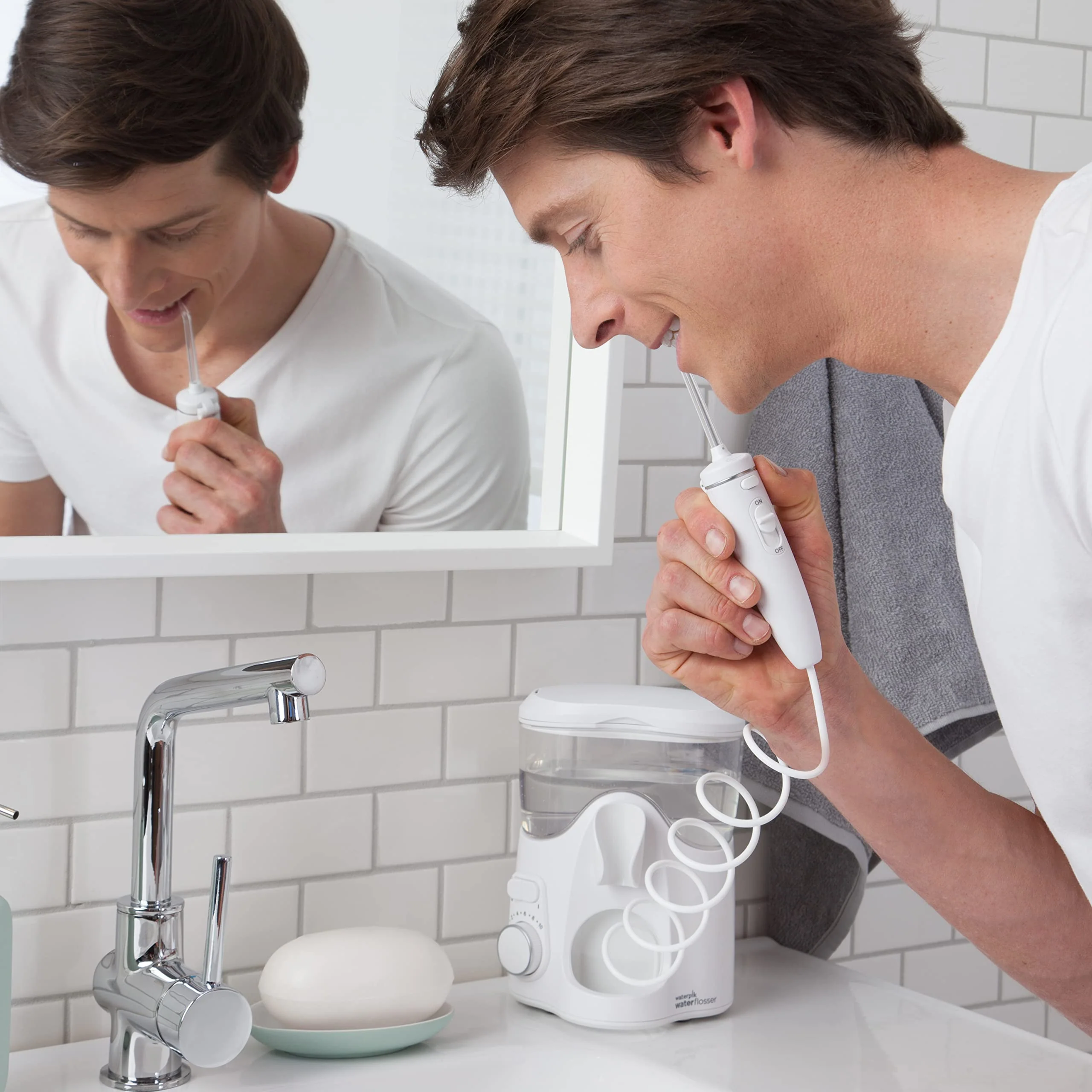 Waterpik Whitening Water Flosser With 5 Tips, ADA Accepted, WF-06 - Image 8