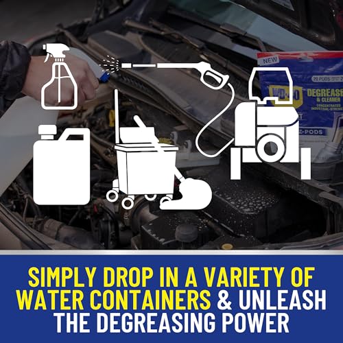 WD-40 Specialist Degreaser and Cleaner EZ-PODS, Customizable Industrial-Strength Concentrate, Multi-Surface Cleaning Solution, 1-Pack of 20 PODS - Image 7