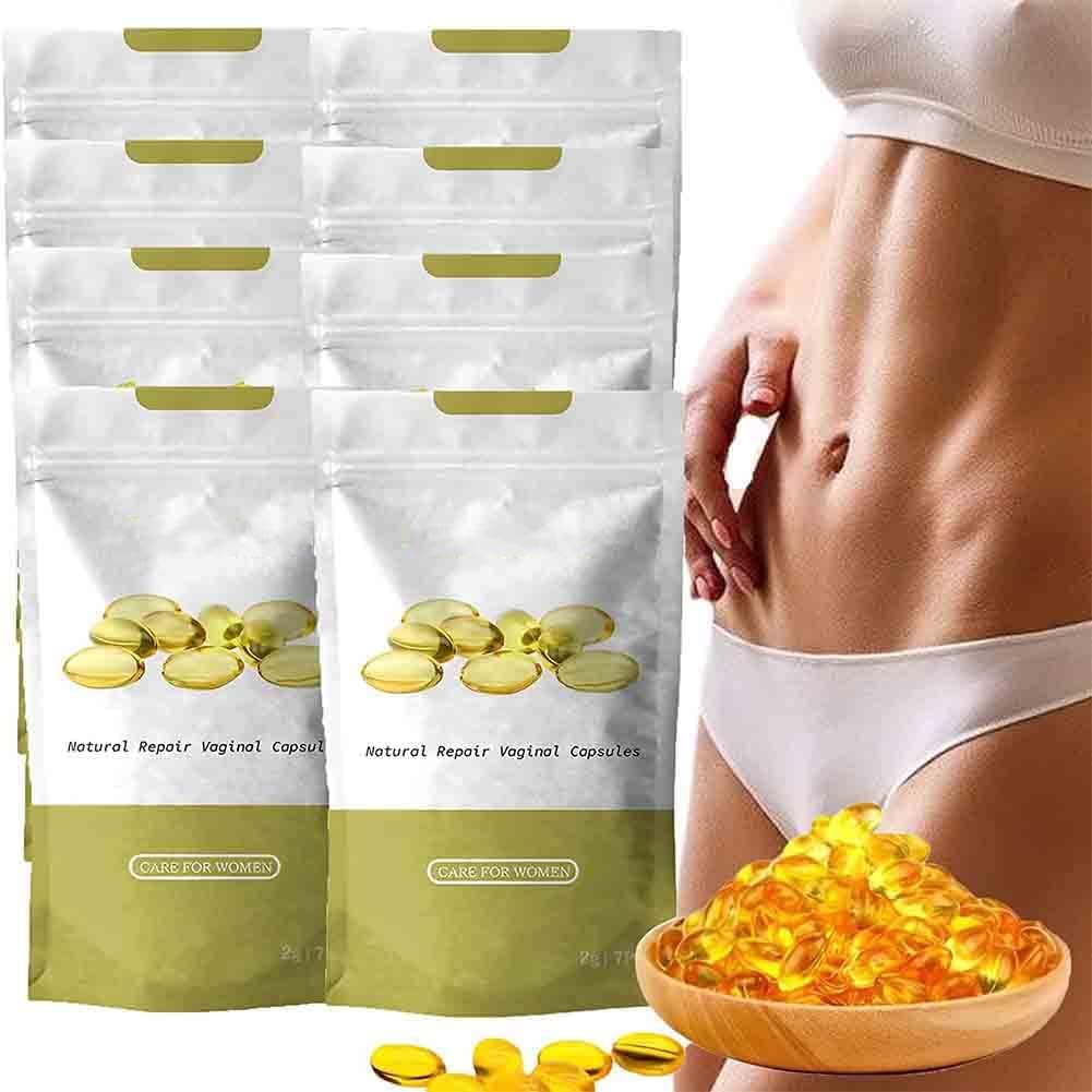 Weabet Instant Anti-Itch Detox Slimming Products, Natural Detox Viginal Capsulesa, Natural Detox Viginal Gel (8Bag)