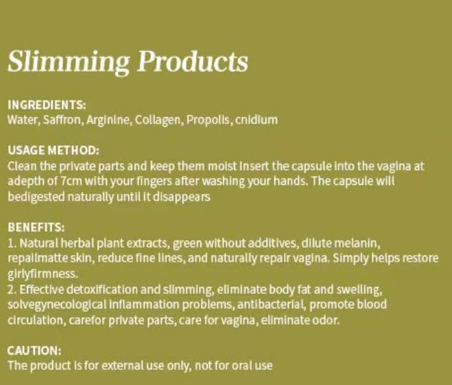Weabet Instant Anti-Itch Detox Slimming Products, Natural Detox Viginal Capsulesa, Natural Detox Viginal Gel (8Bag) - Image 2