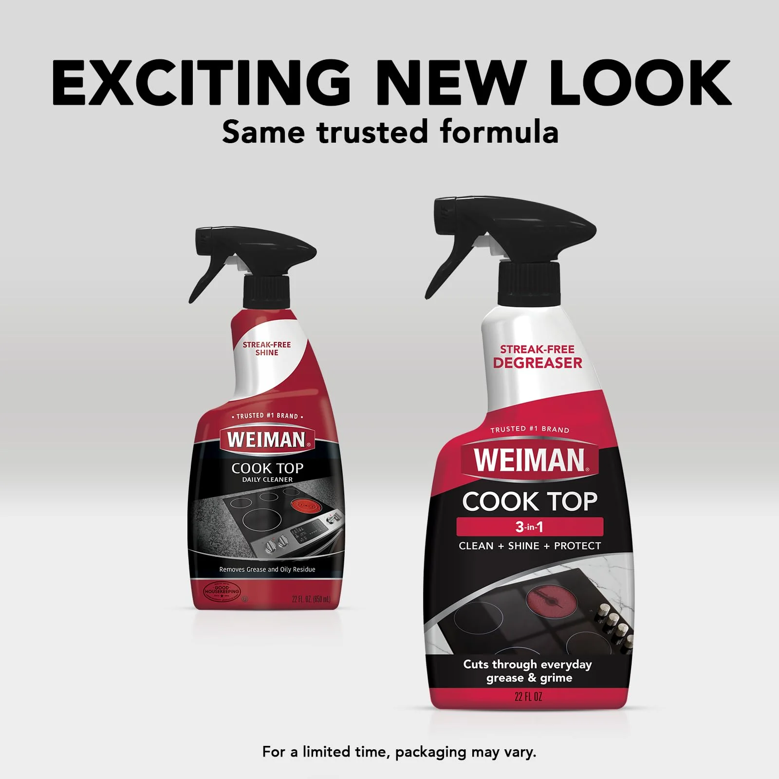 Weiman 2-Pack Cooktop Cleaning Spray & Microfiber Cloth – Cooktop & Oven Cleaner for Streak & Residue Free - Non-Abrasive Degreaser Safe for Glass & Ceramic - Image 3