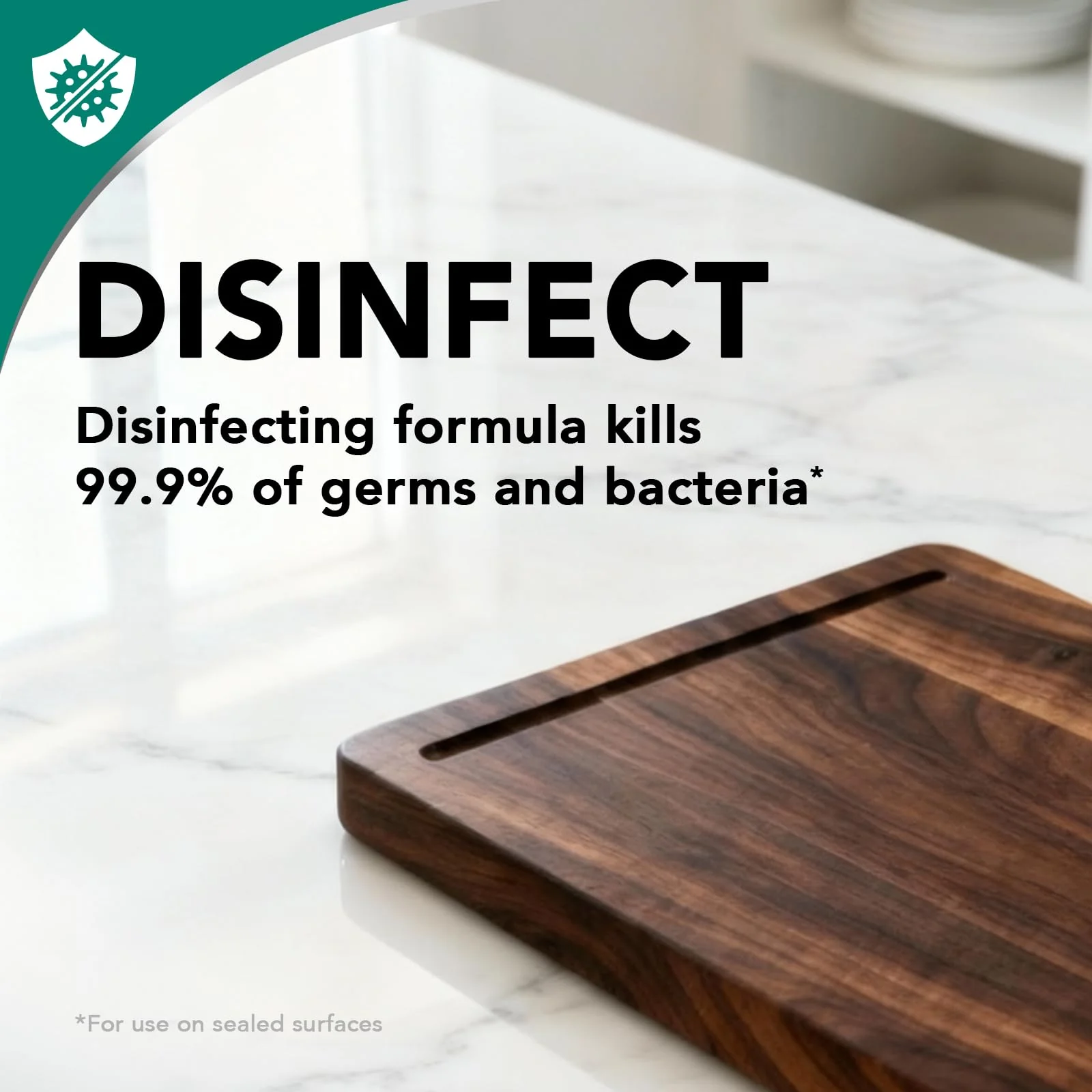 Weiman Disinfectant Granite Daily Clean & Shine - 12 fl oz (2 Pack) Safely Clean Disinfect and Shine Granite Marble Soapstone Quartz Quartzite Slate Limestone Corian Laminate Tile Countertop - Image 5