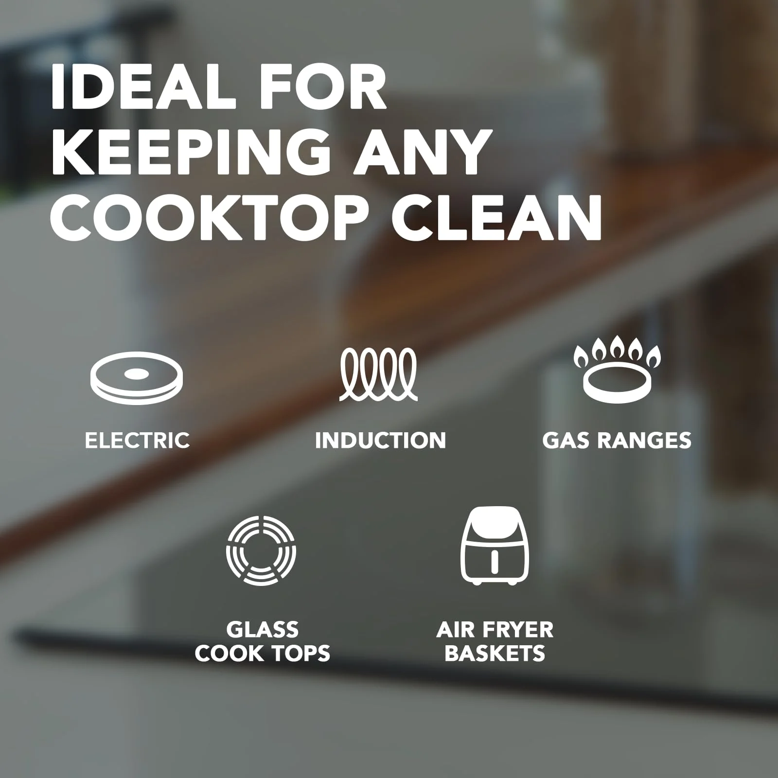 Weiman Glass & Ceramic Cooktop, Stove Top & Oven Cleaner Kit – Kitchen Cleaner Cream, 3 Scrubbing Pads & Scraper for Burnt-On Food & Grease, Clean Shine - Safe for Induction, Electric & Gas Cooktops - Image 8