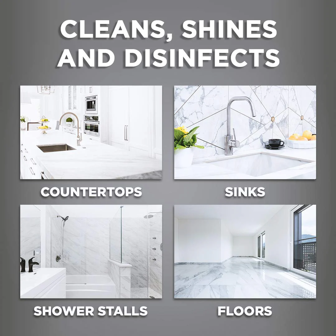 Weiman Granite Disinfectant Wipes - 30 Wipes - 4 Pack - Disinfect Clean and Shine Sealed Granite Marble Quartz Slate Limestone Soapstone Tile Countertops - Packaging May Vary - Image 3